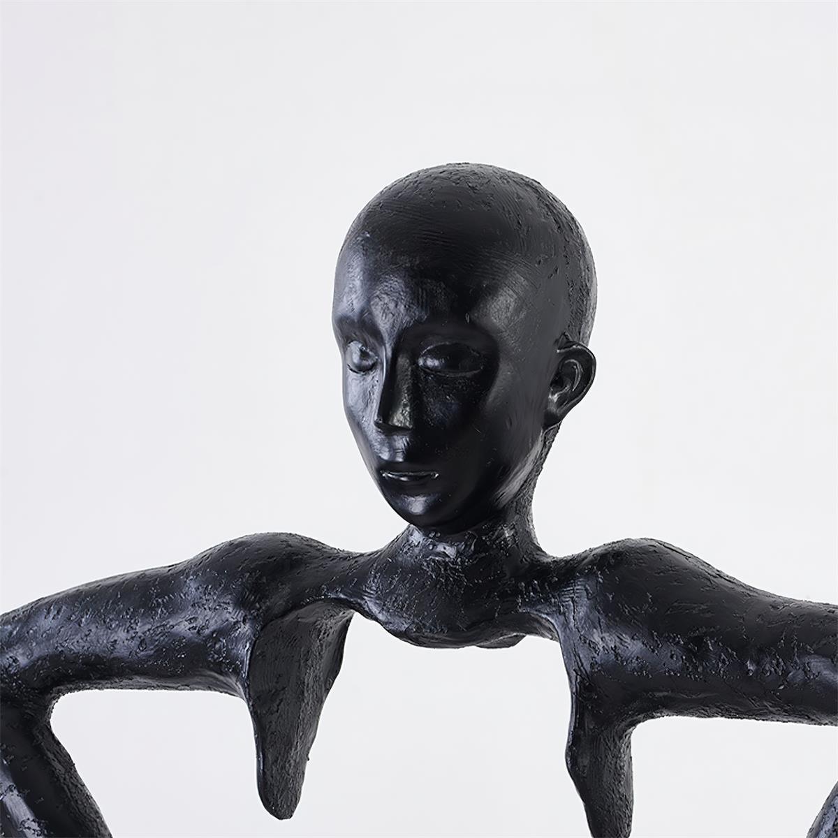 Vamiryra Sculptural Black Floor Lamp - Blowlighting