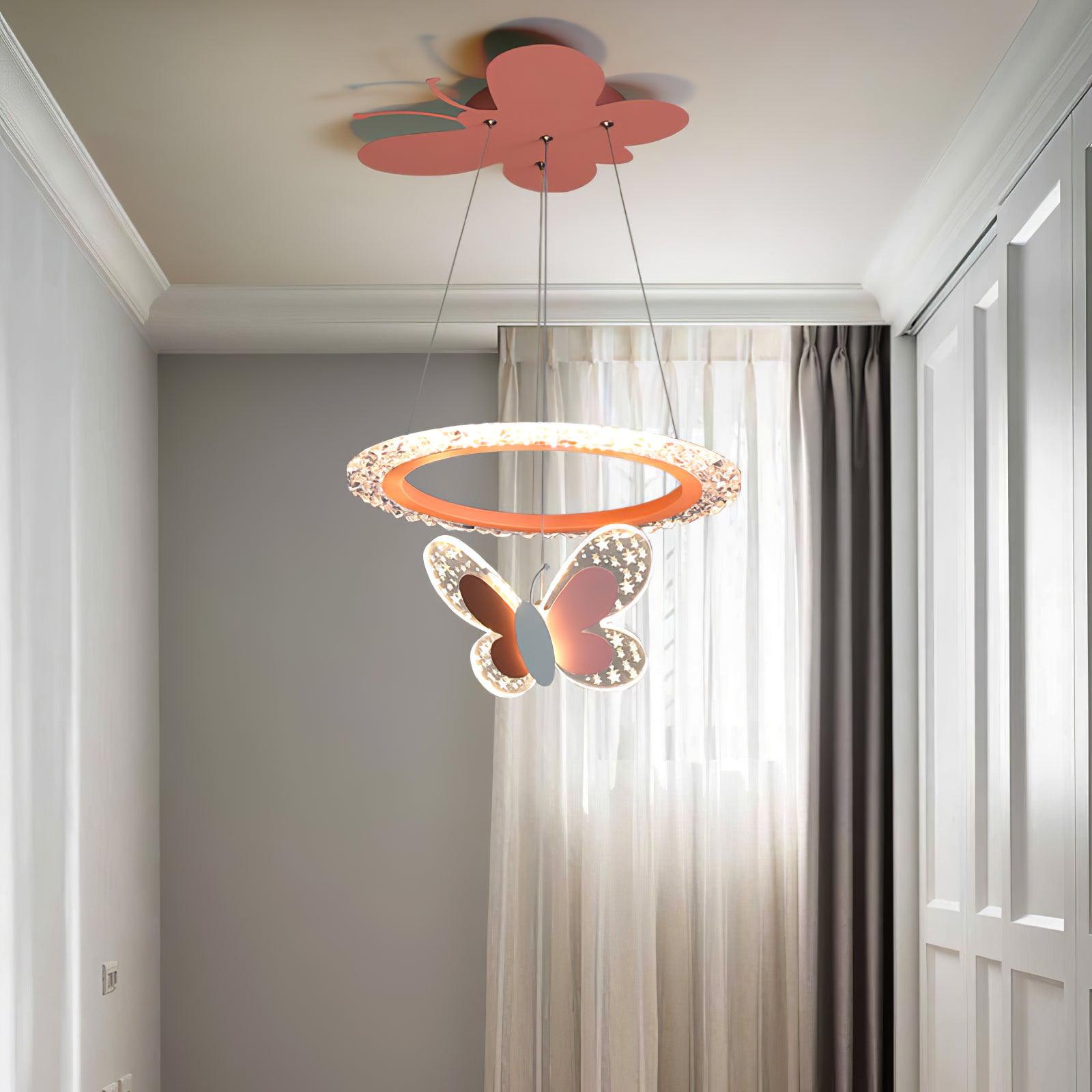 Cartoon Butterfly Acrylic Pendant Lamp - Blowlighting