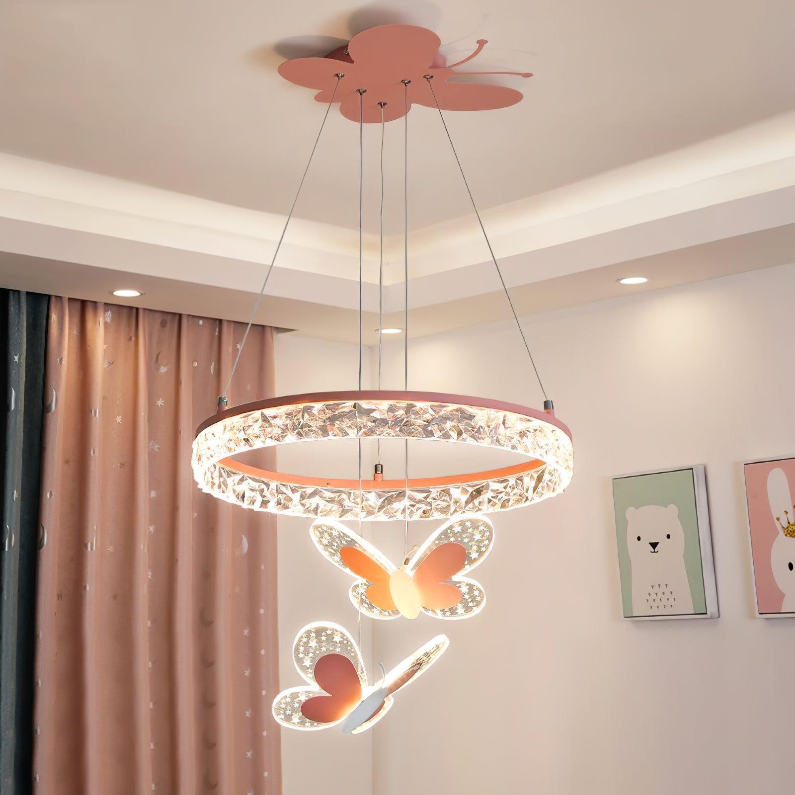 Cartoon Butterfly Acrylic Pendant Lamp - Blowlighting