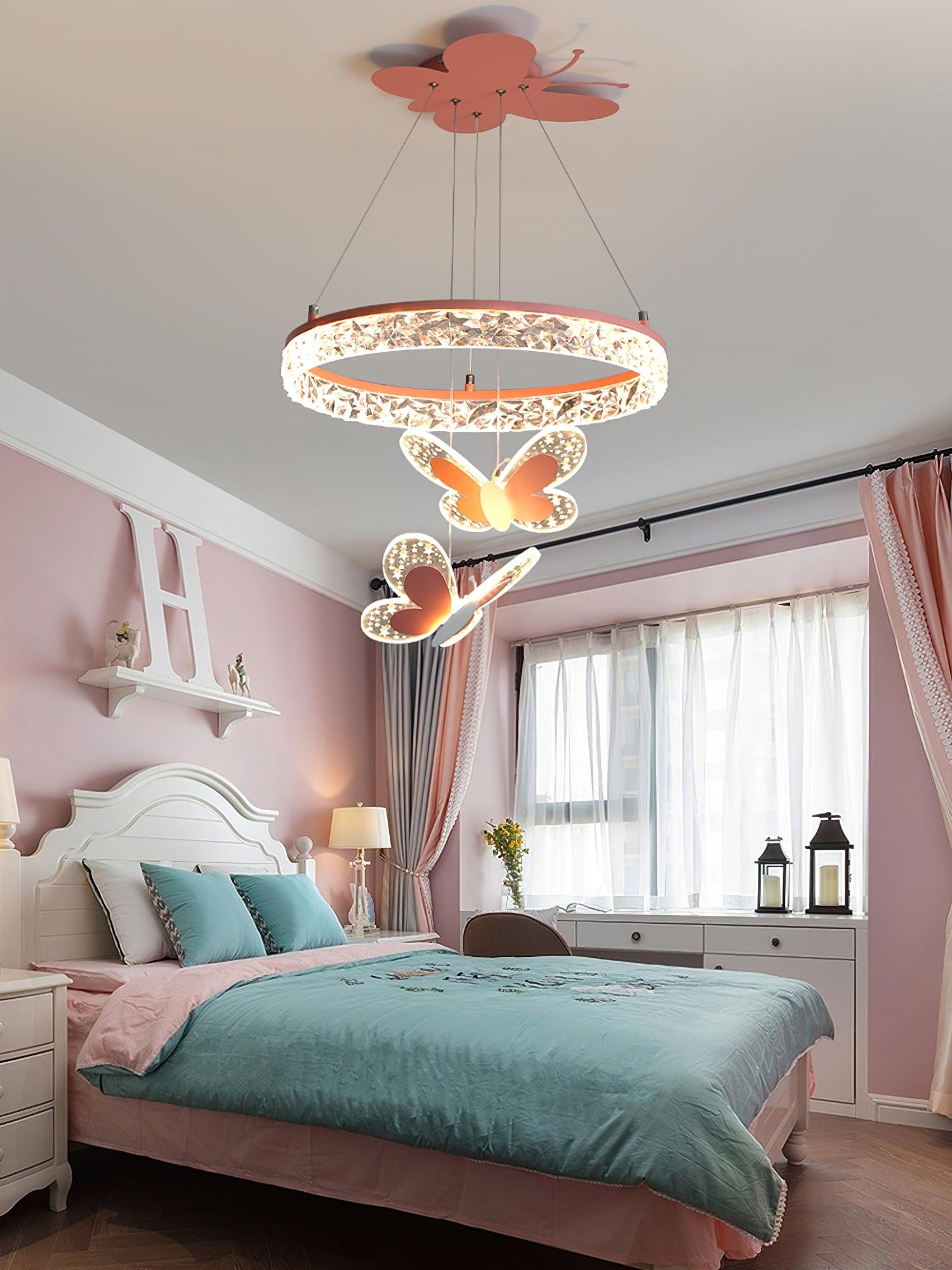 Cartoon Butterfly Acrylic Pendant Lamp - Blowlighting