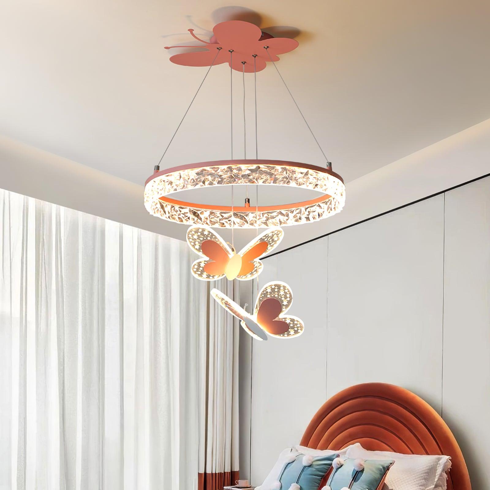 Cartoon Butterfly Acrylic Pendant Lamp - Blowlighting