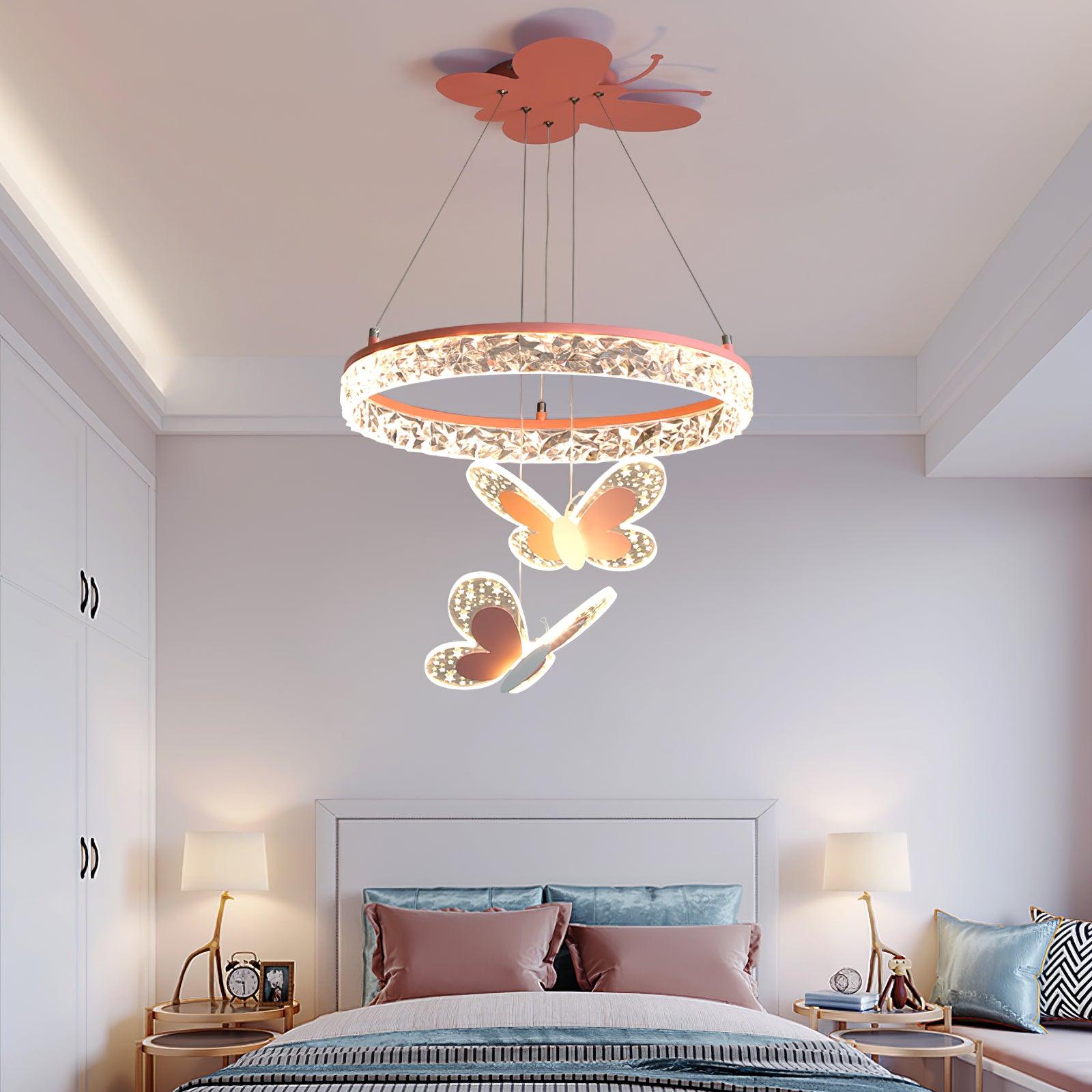 Cartoon Butterfly Acrylic Pendant Lamp - Blowlighting