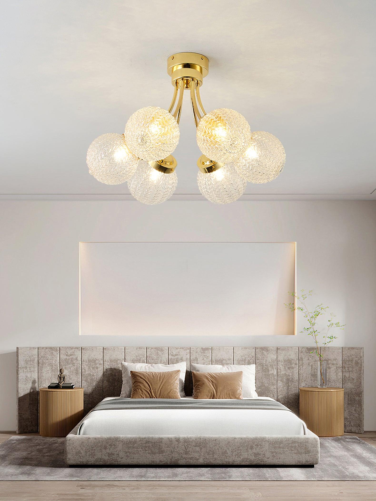 Carved Glass Ceiling Lamp - Blowlighting