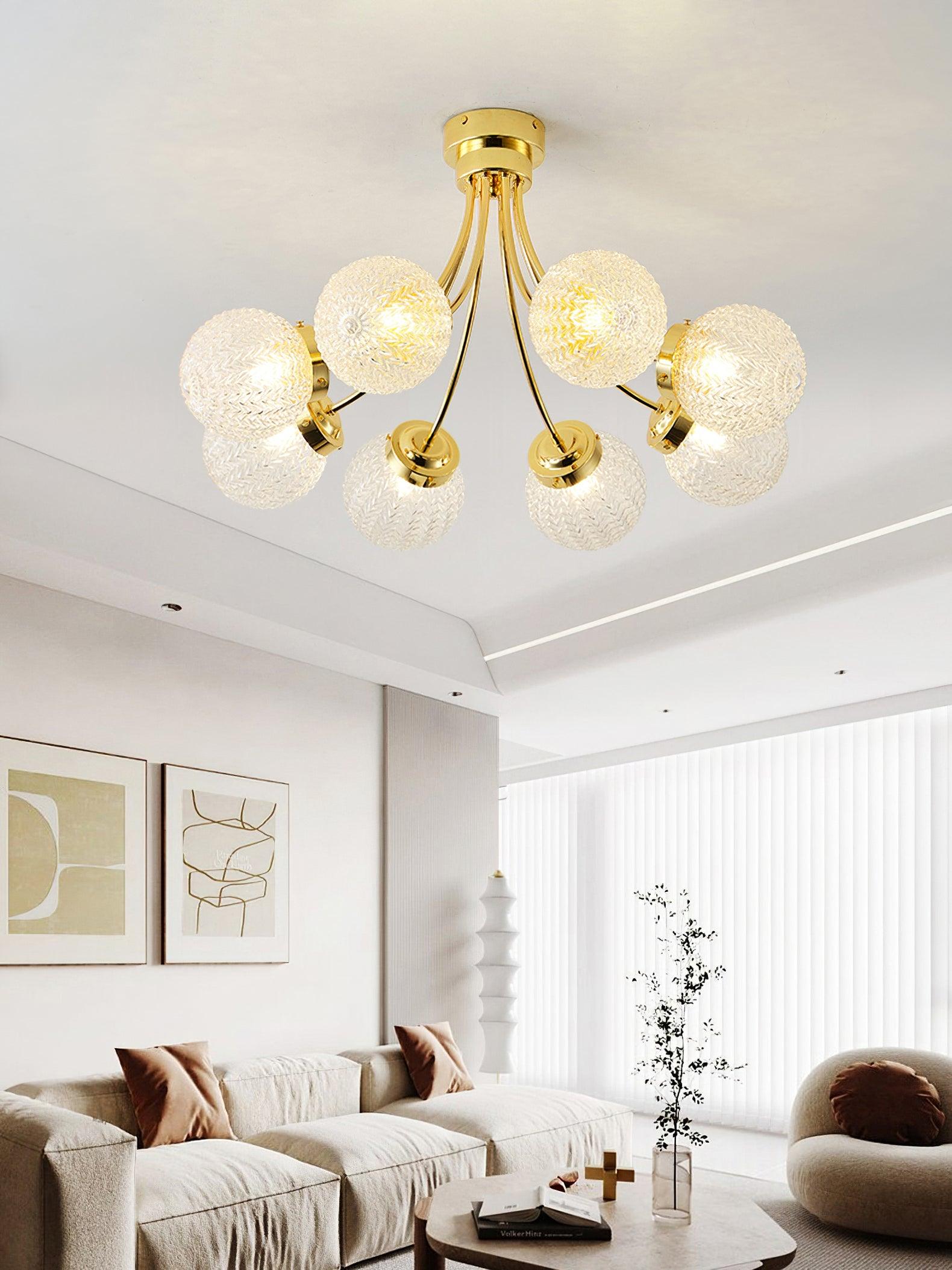 Carved Glass Ceiling Lamp - Blowlighting