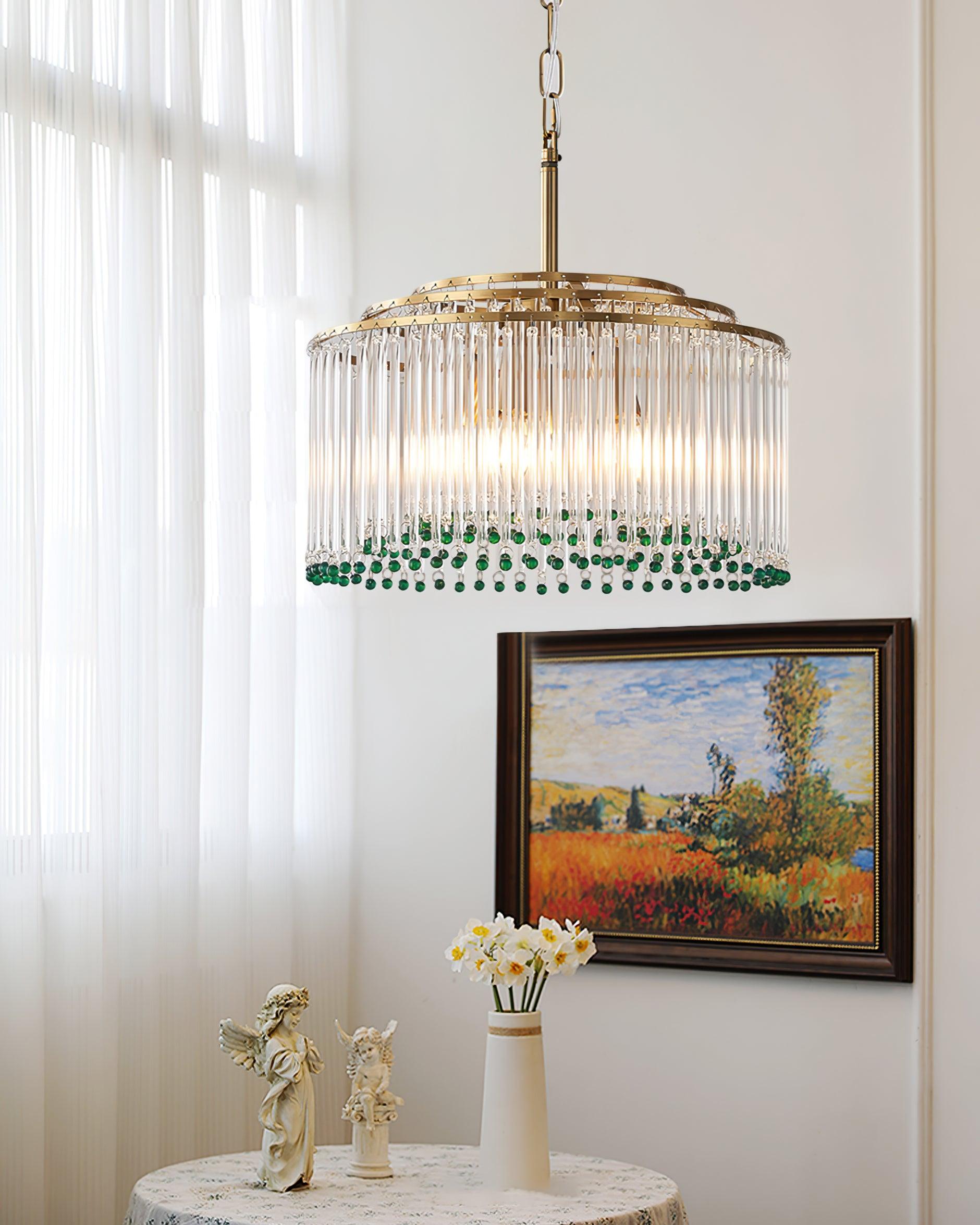 Ulcarir Postmodern Luxury Metal Glass Chandelier - Blowlighting