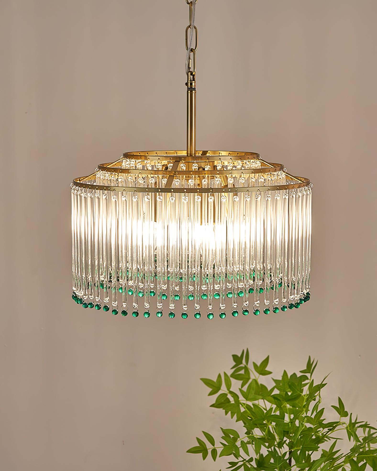 Ulcarir Postmodern Luxury Metal Glass Chandelier - Blowlighting