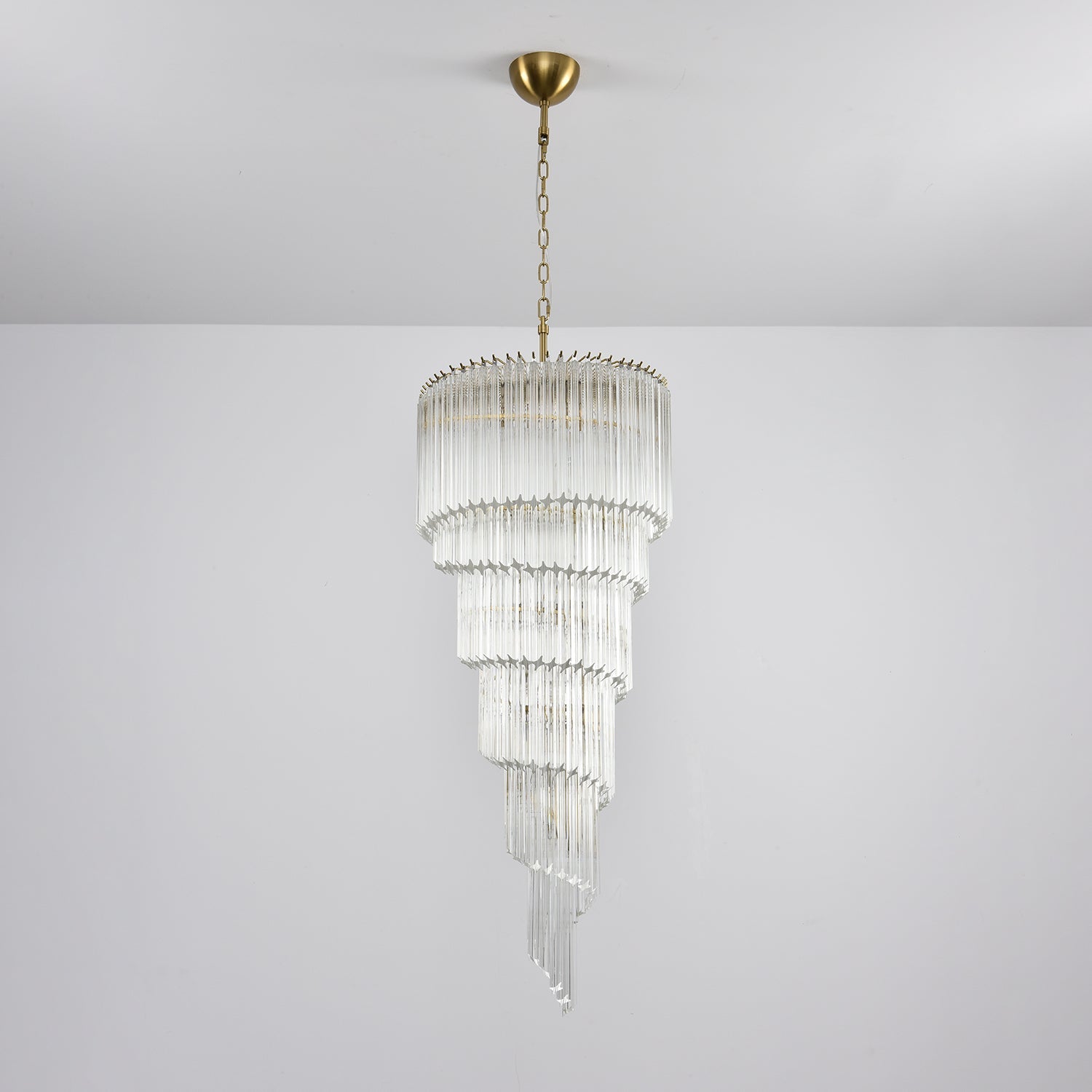 Paisley Modern Glass Chandelier - Blowlighting