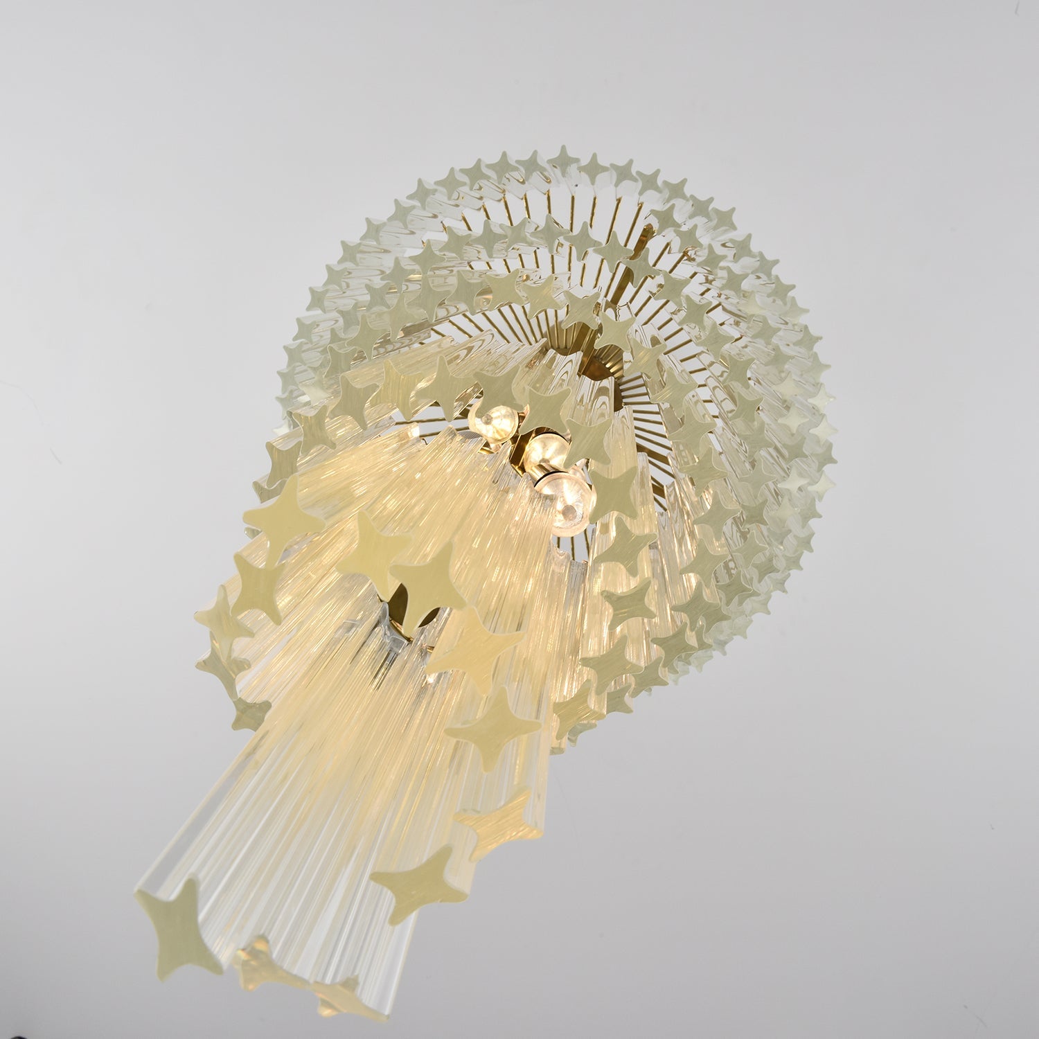 Paisley Modern Glass Chandelier - Blowlighting