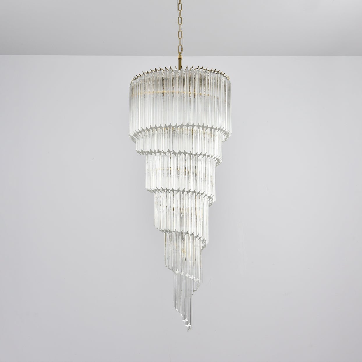 Paisley Modern Glass Chandelier - Blowlighting