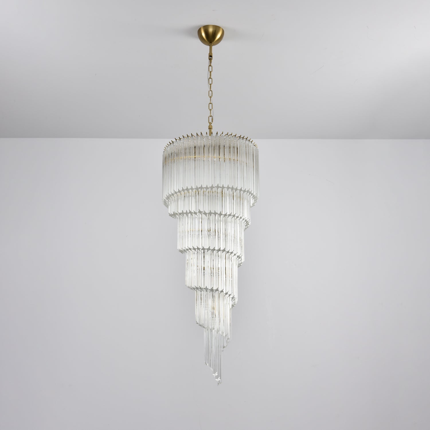 Paisley Modern Glass Chandelier - Blowlighting