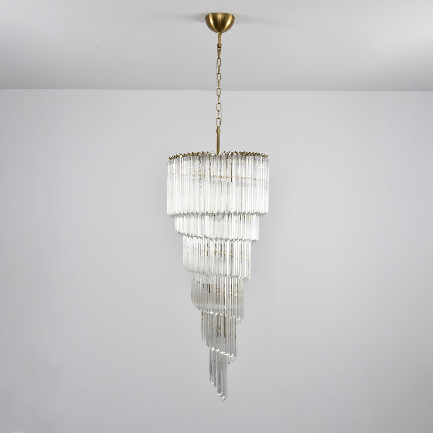 Paisley Modern Glass Chandelier - Blowlighting
