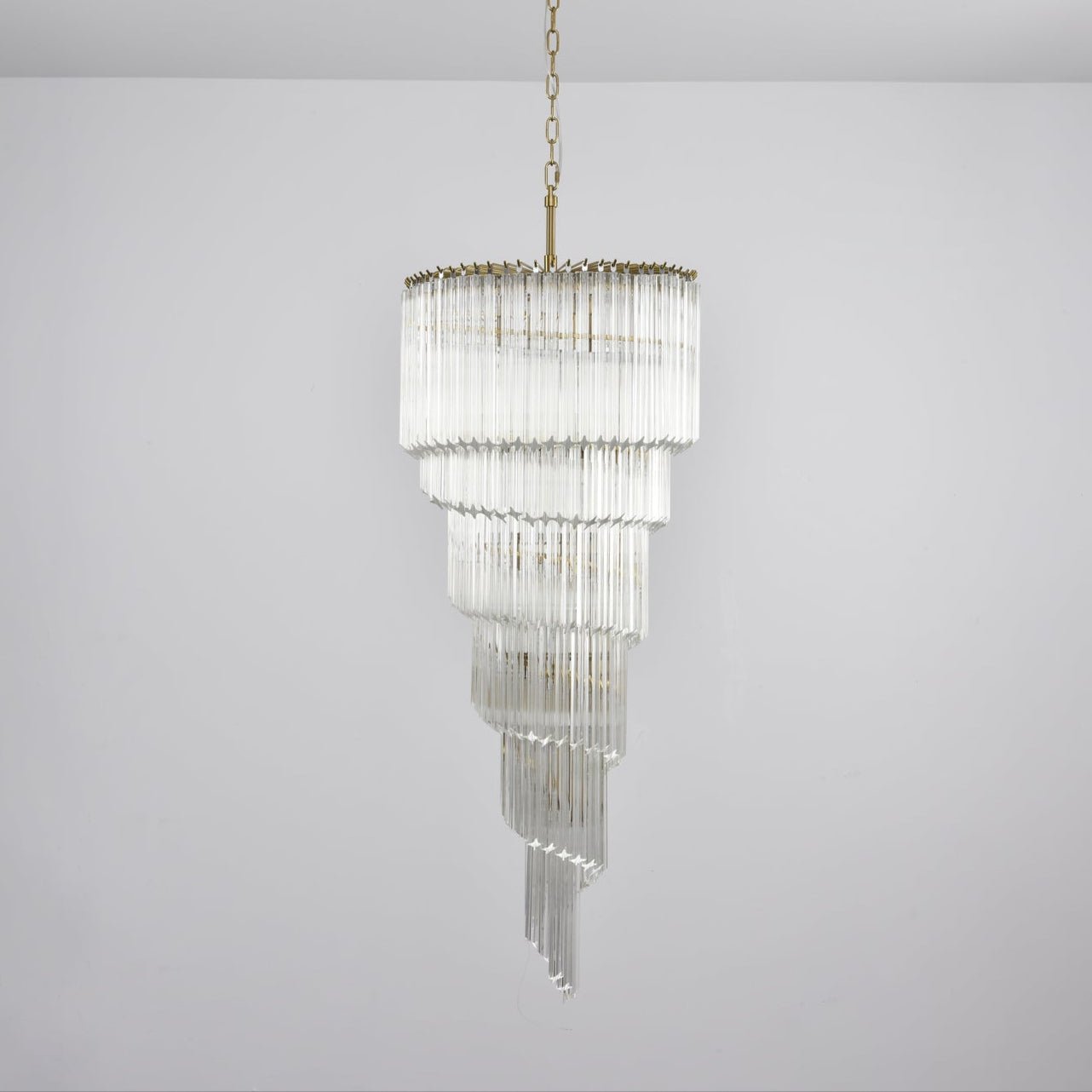 Paisley Modern Glass Chandelier - Blowlighting