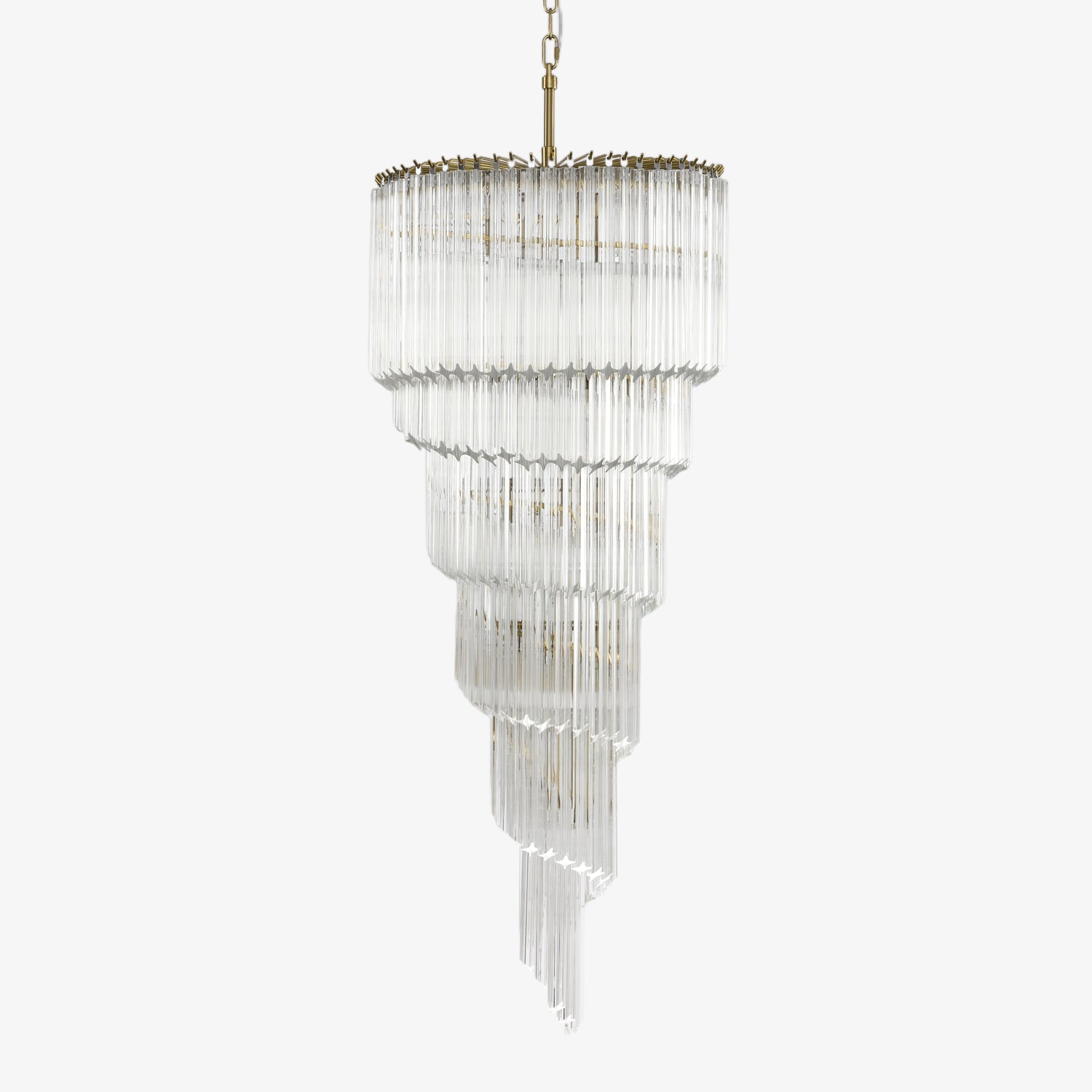 Paisley Modern Glass Chandelier - Blowlighting