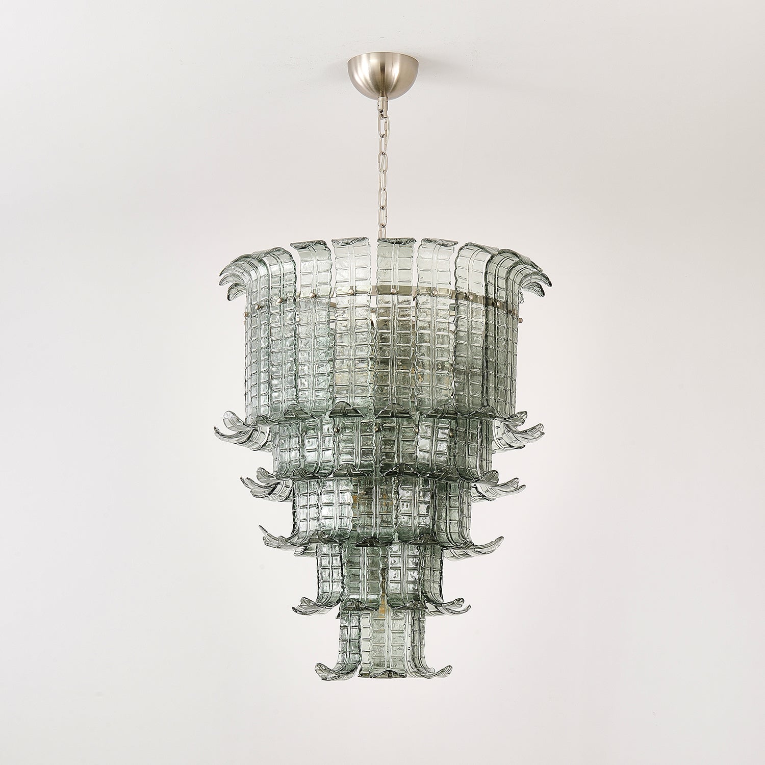 Aurora Chandelier Cascade Murano Glass Tiered Vintage - Blowlighting