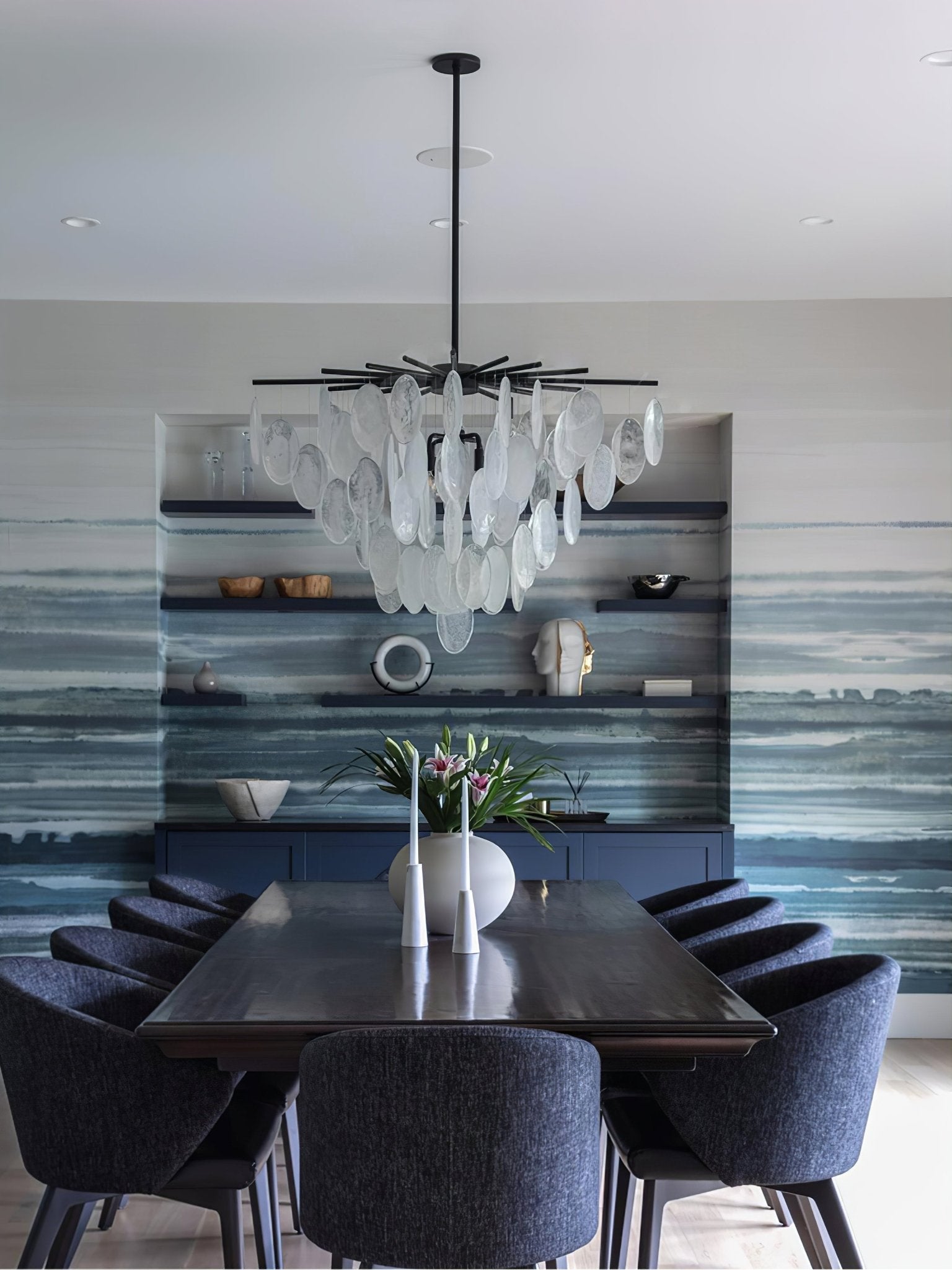 Isaiah Luxury Glass Chandelier - Blowlighting