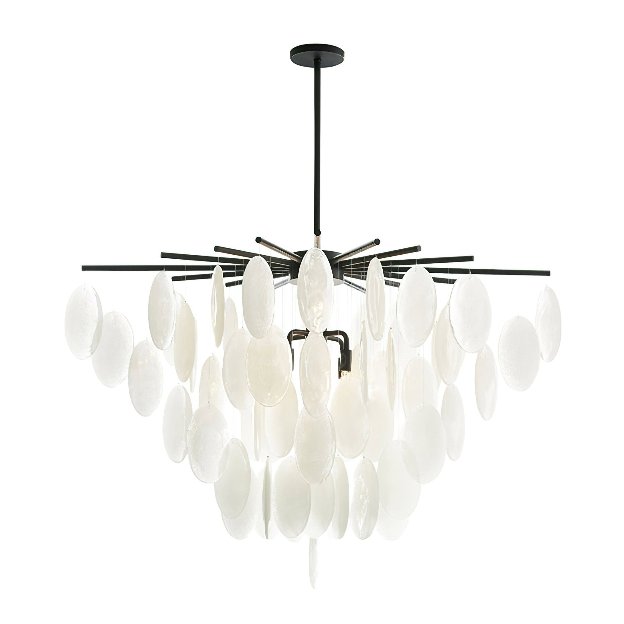 Isaiah Luxury Glass Chandelier - Blowlighting