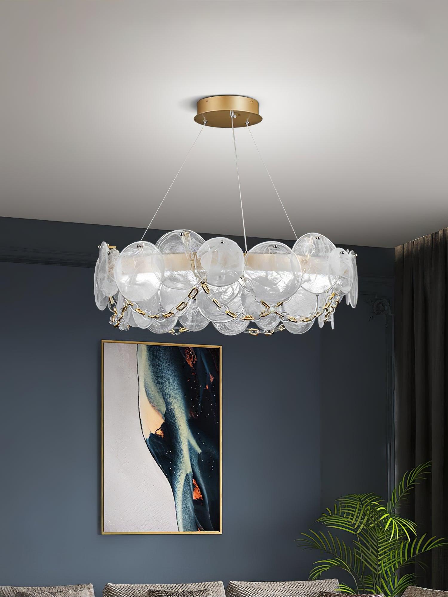 Ruby Luxury Glass Chandelier - Blowlighting