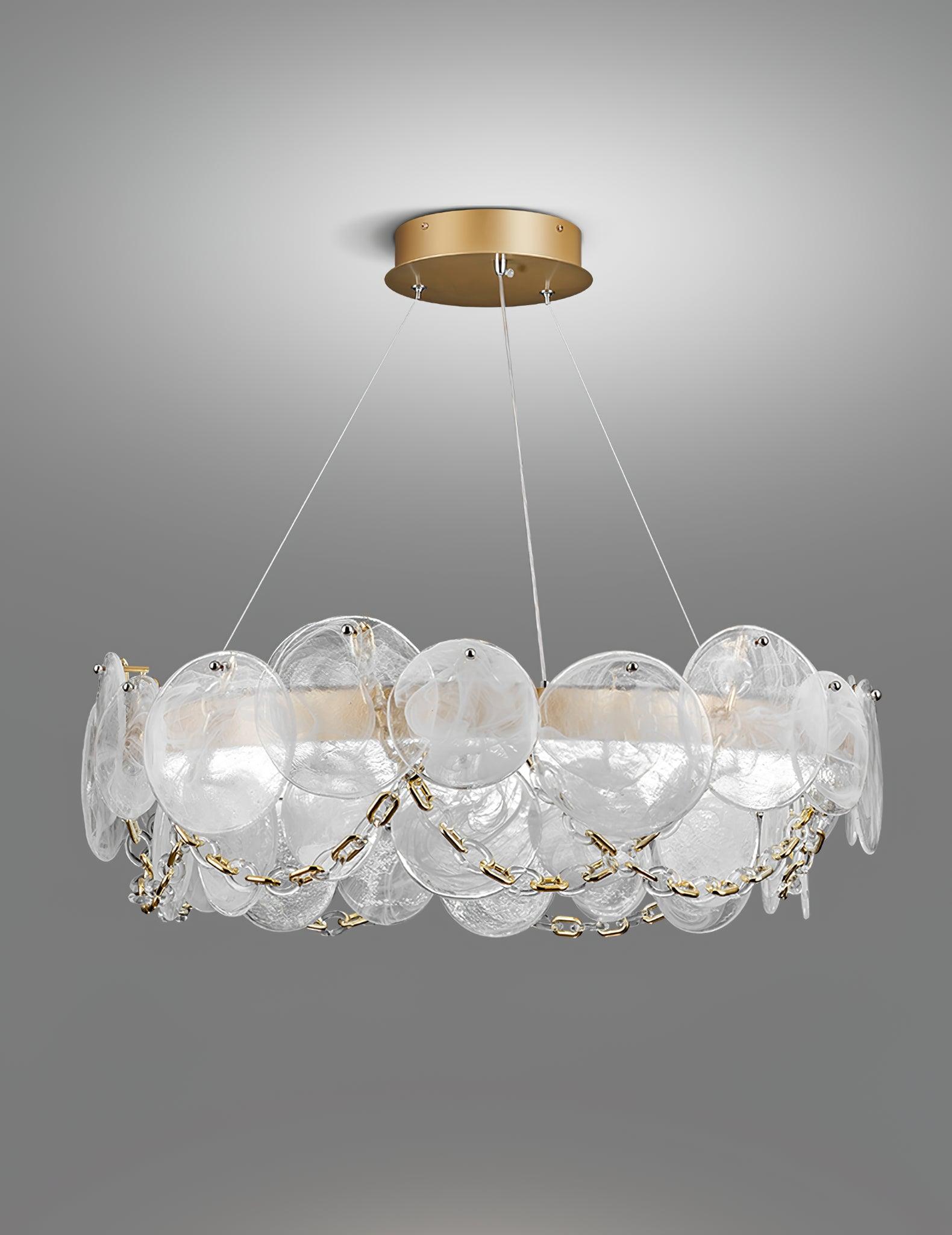Ruby Luxury Glass Chandelier - Blowlighting