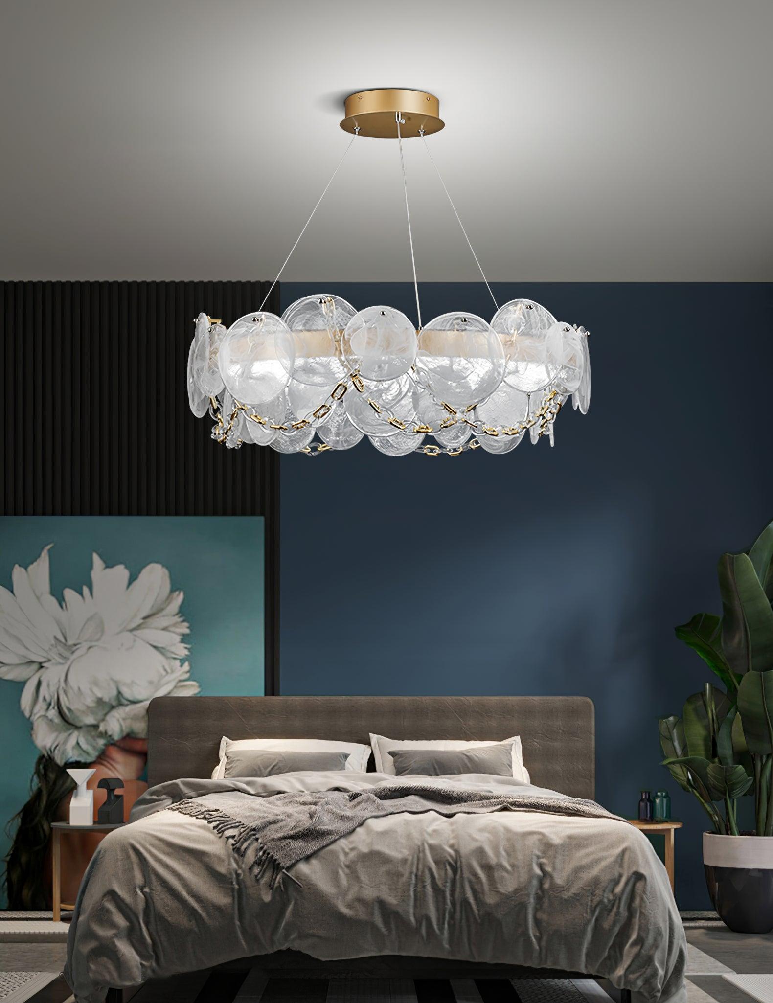 Ruby Luxury Glass Chandelier - Blowlighting