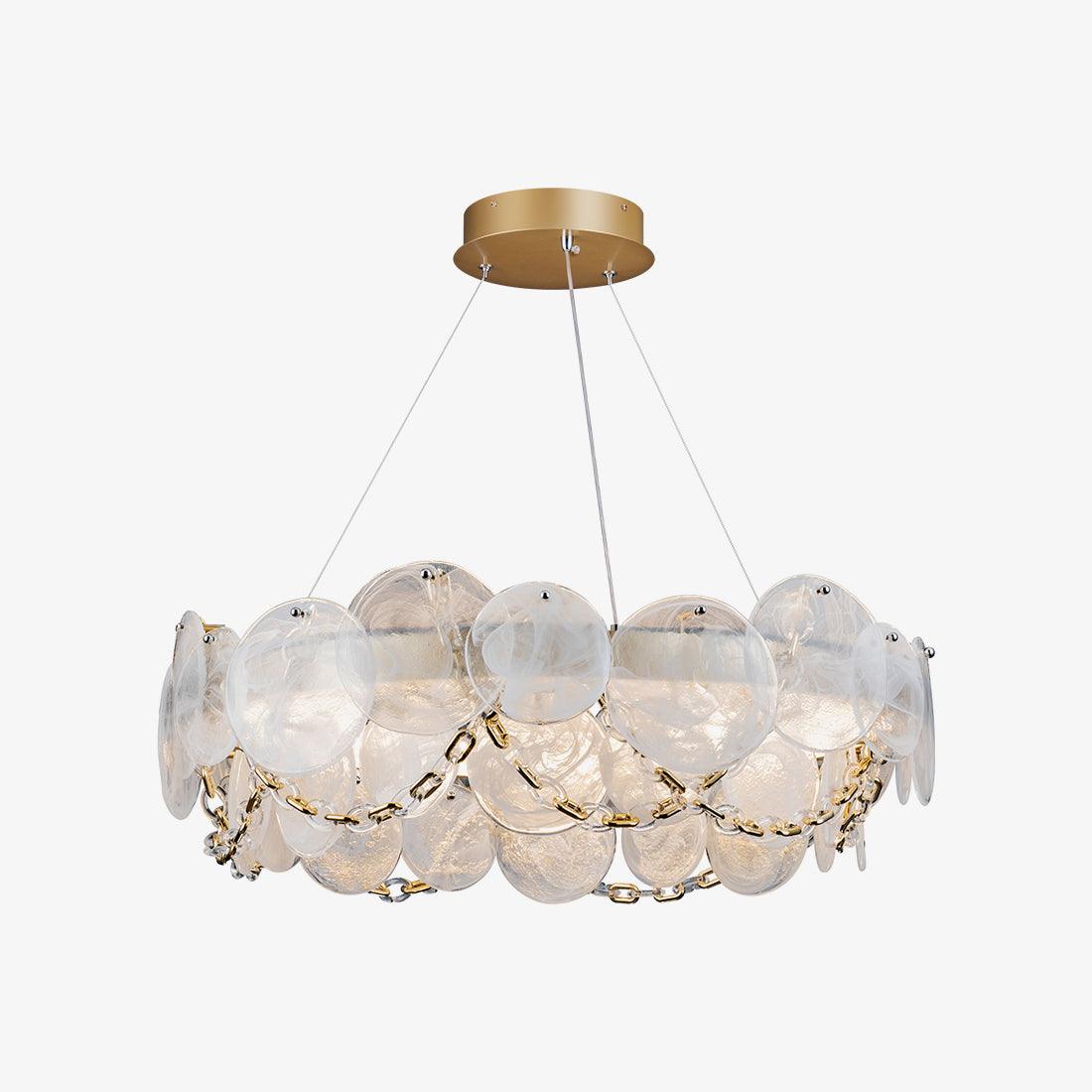 Ruby Luxury Glass Chandelier - Blowlighting