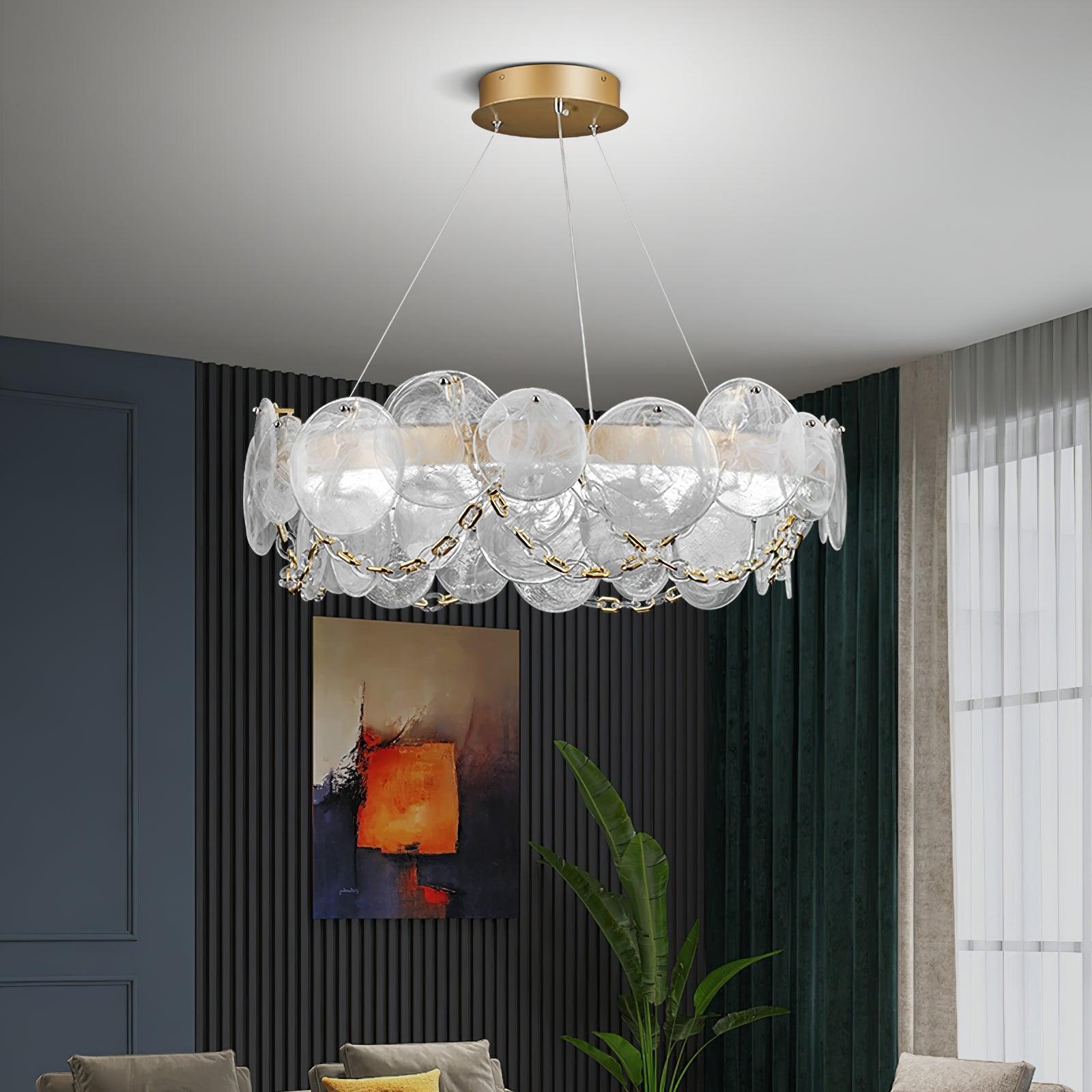 Ruby Luxury Glass Chandelier - Blowlighting