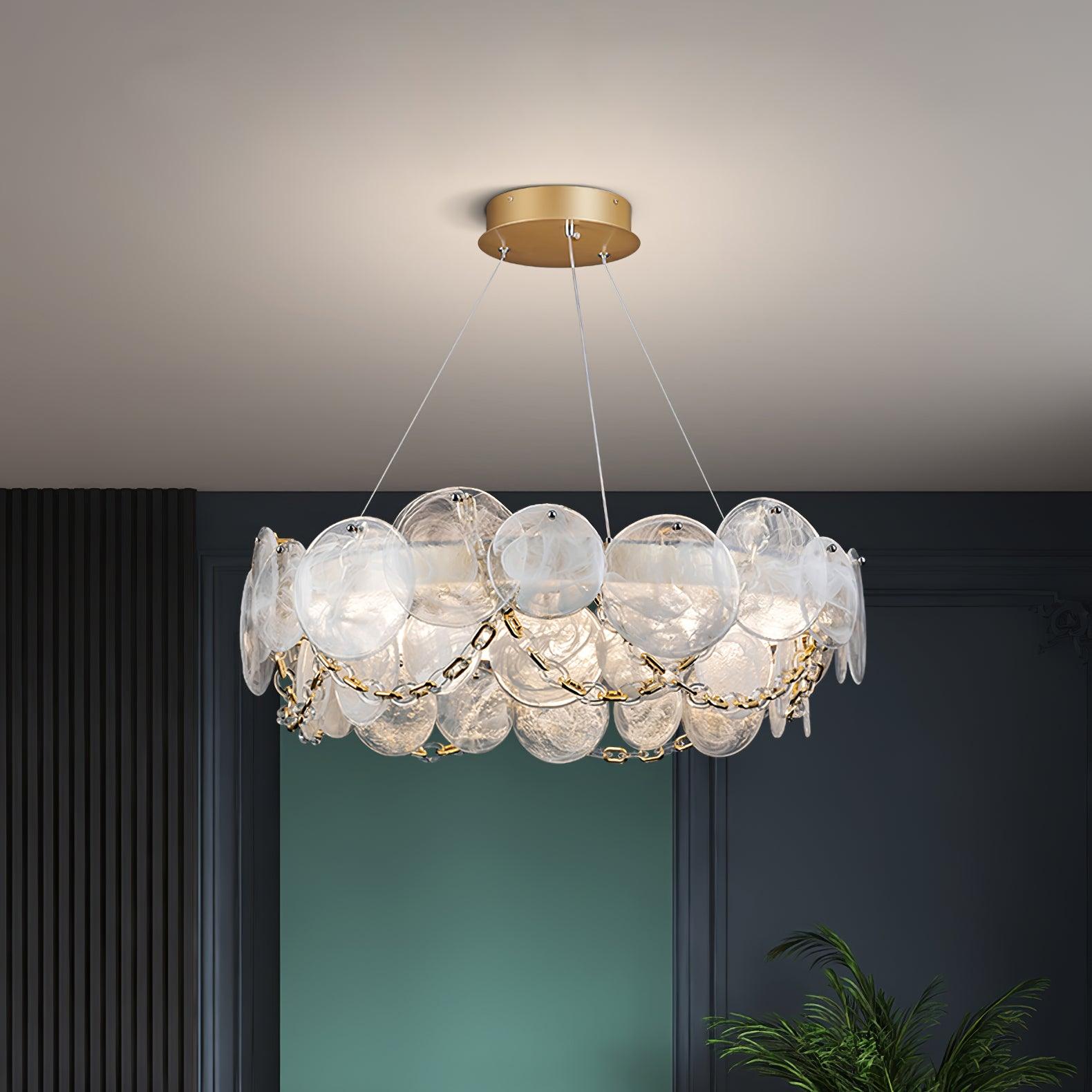 Ruby Luxury Glass Chandelier - Blowlighting