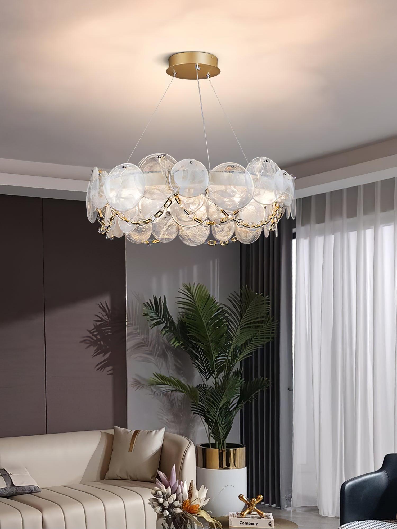 Ruby Luxury Glass Chandelier - Blowlighting