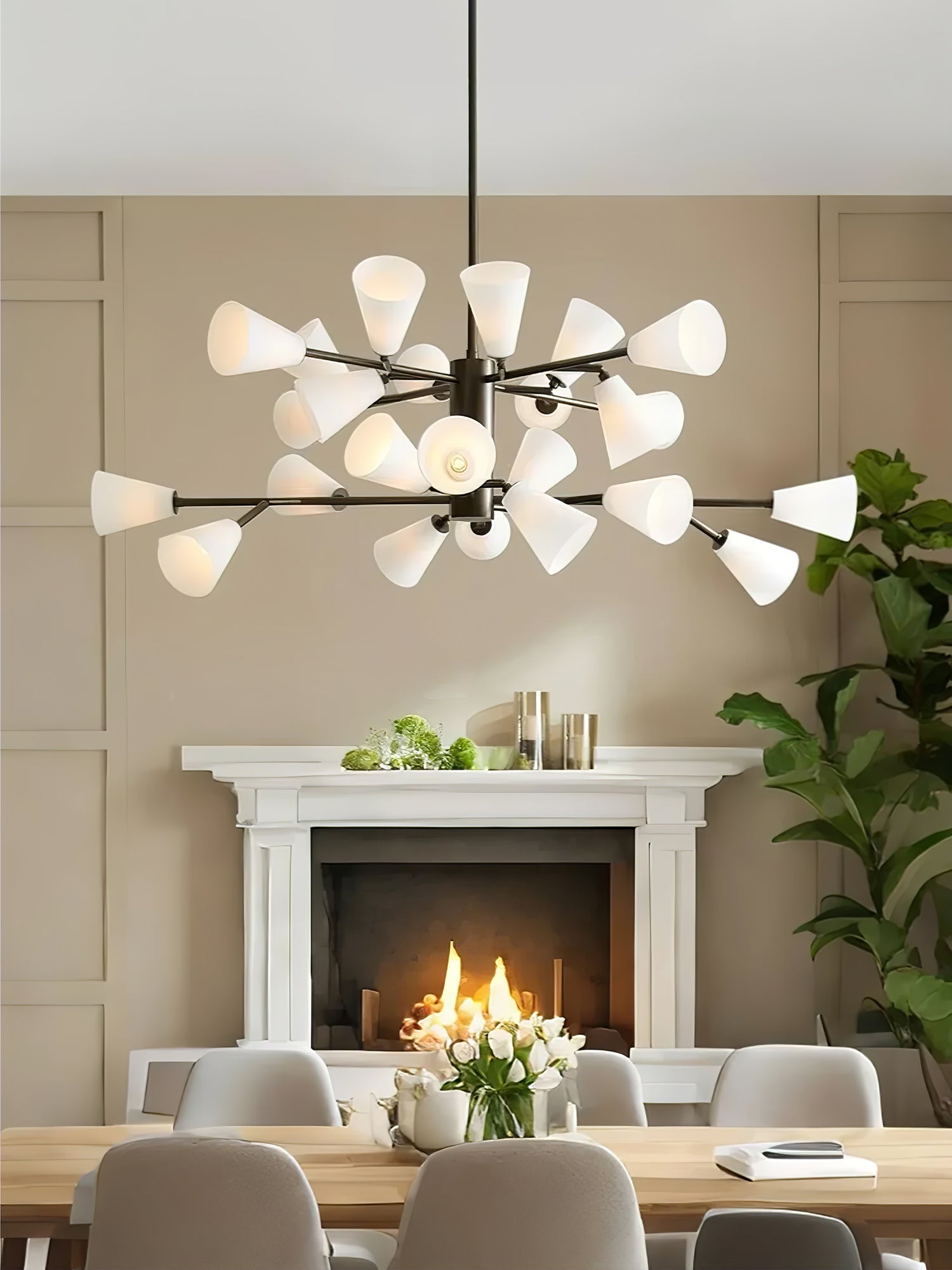 Lily Luxury Metal Chandelier - Blowlighting