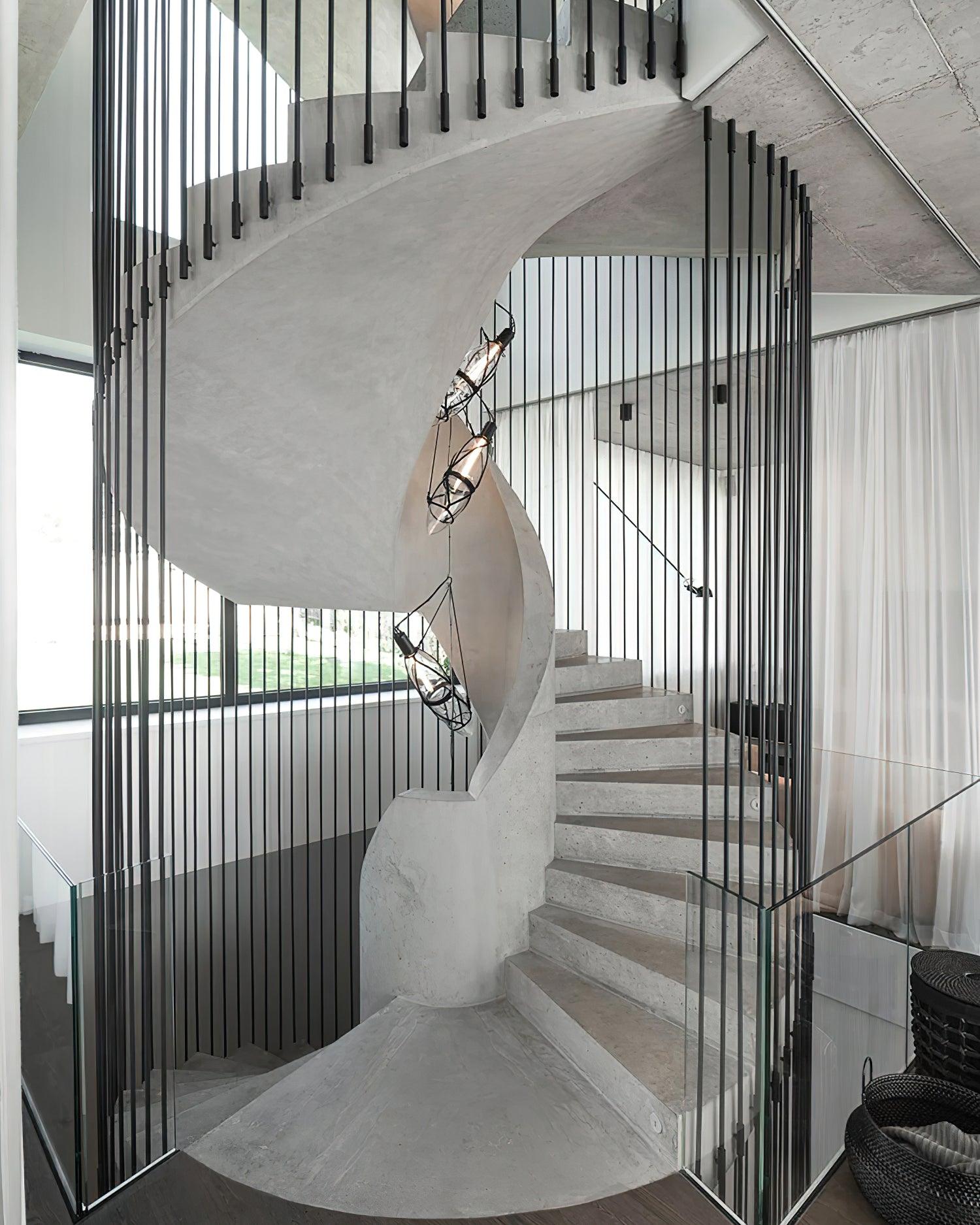 Castaway Bottle Glass Pendant Lamp - Blowlighting