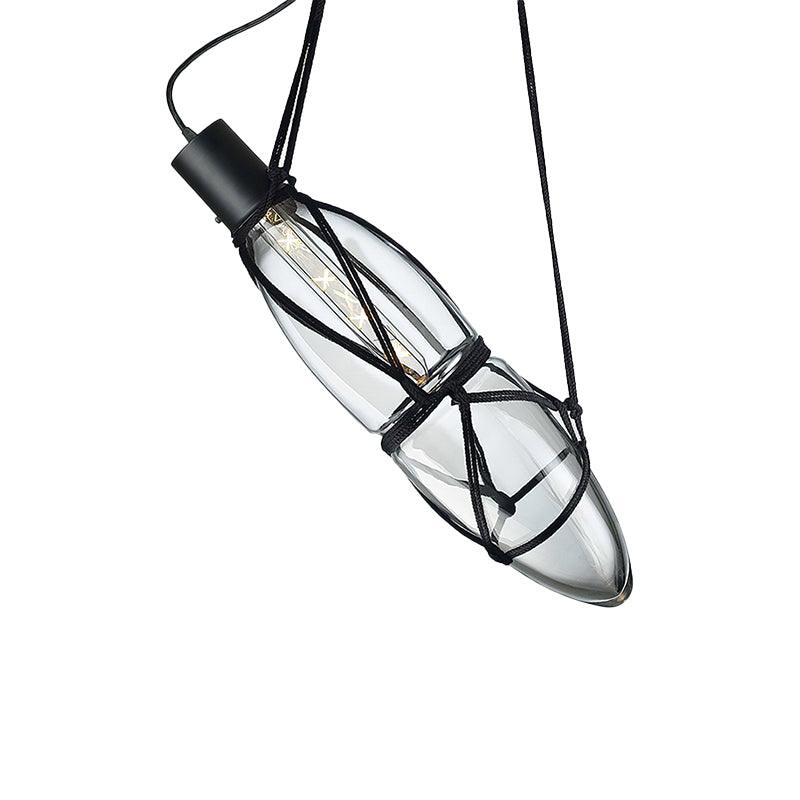 Castaway Bottle Glass Pendant Lamp - Blowlighting
