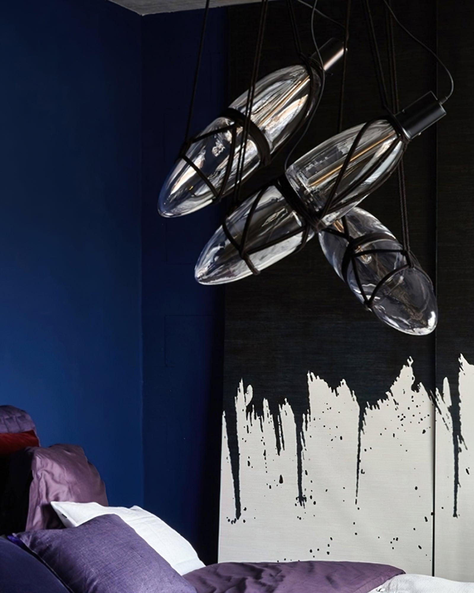 Castaway Bottle Glass Pendant Lamp - Blowlighting