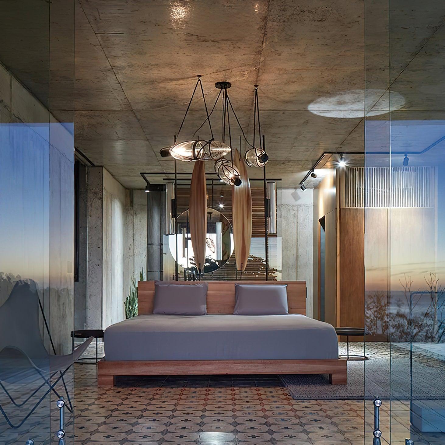 Castaway Bottle Glass Pendant Lamp - Blowlighting