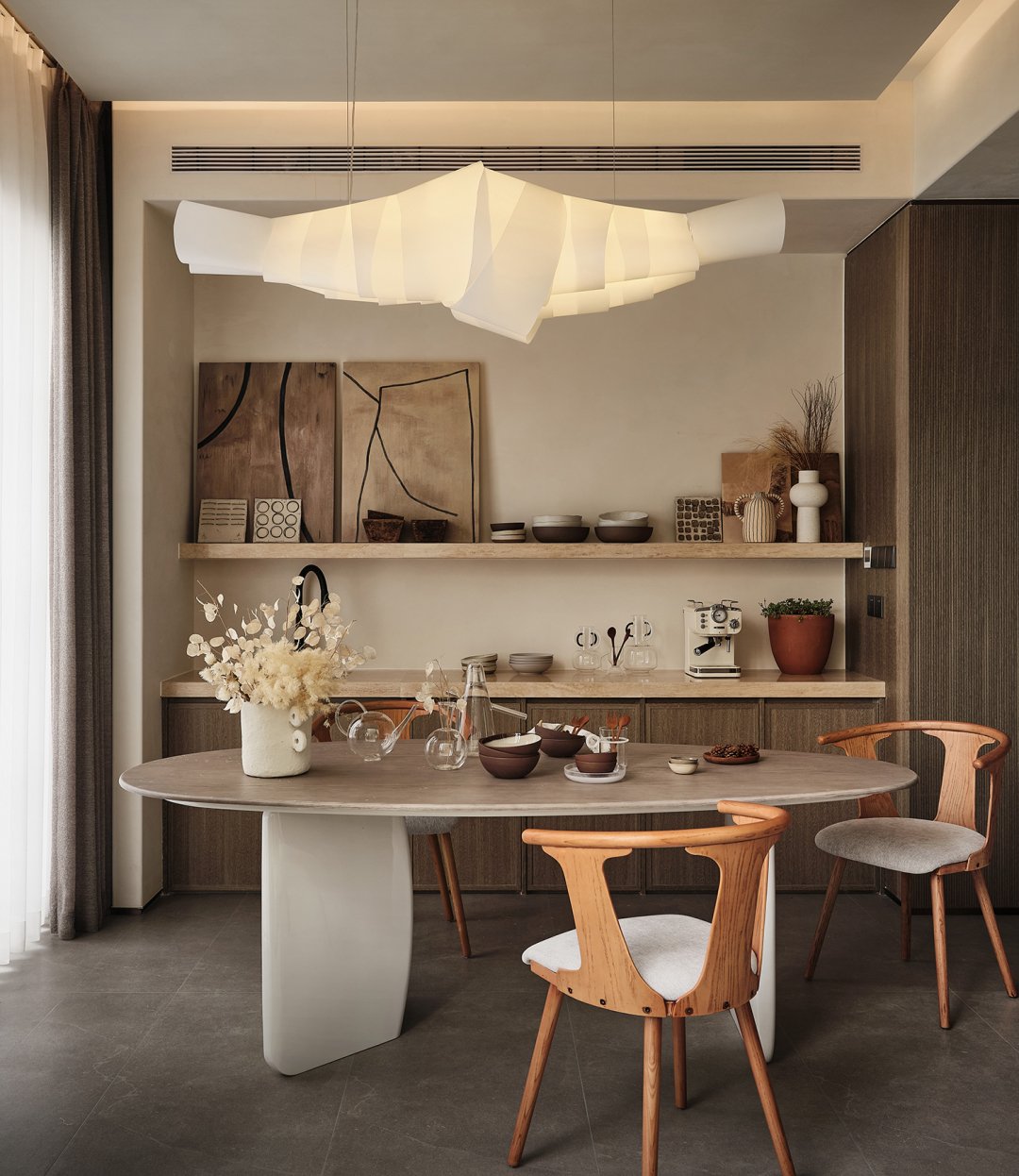 Ribbon Playful PVC Chandelier - Blowlighting