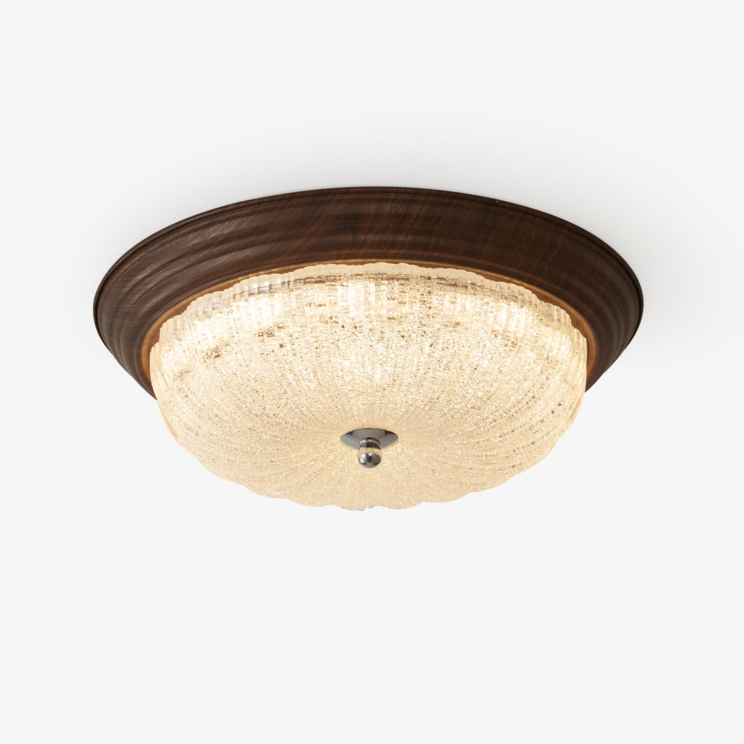 Celestia Walnut Ceiling Light - Blowlighting