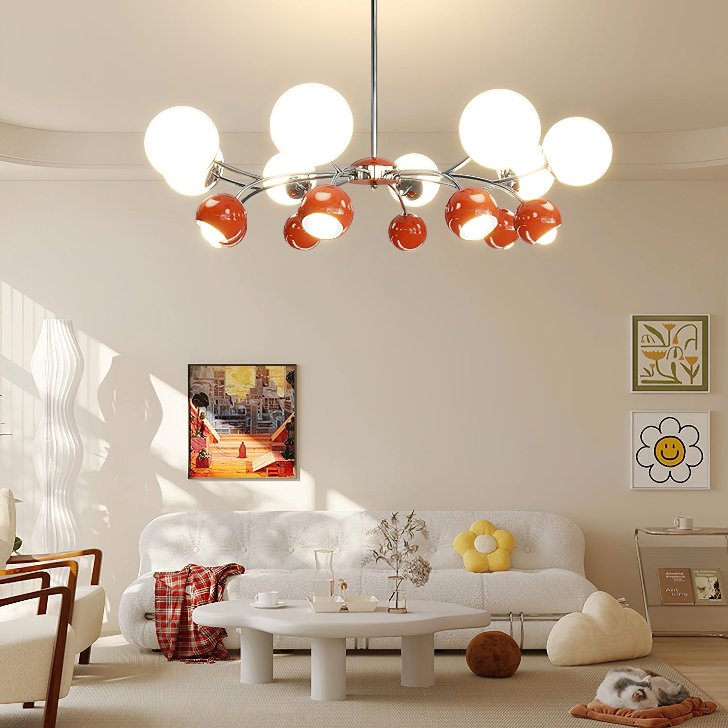 Celestial Spheres Chandelier - Blowlighting