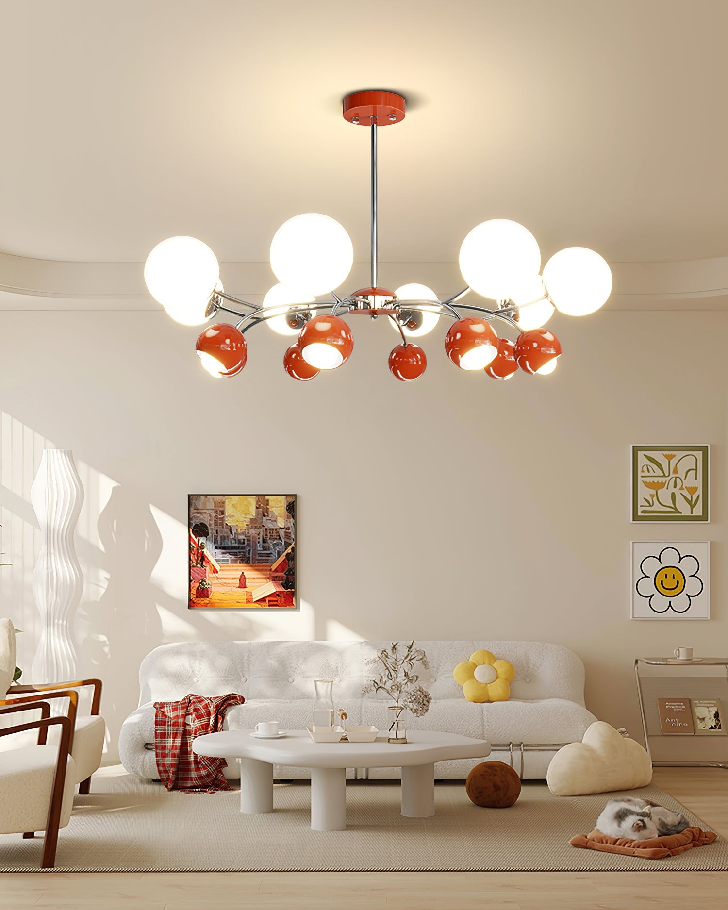 Celestial Spheres Chandelier - Blowlighting