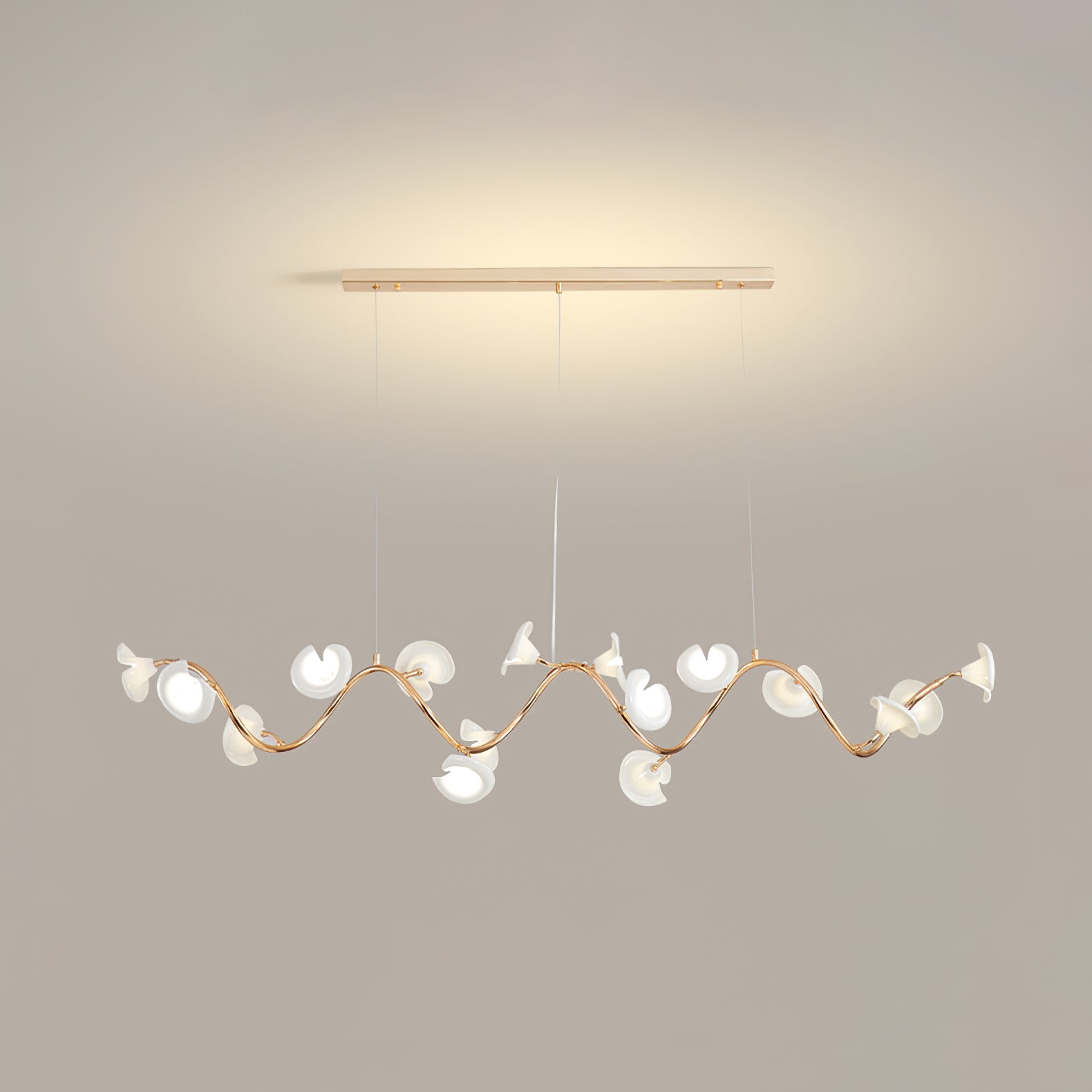 Aurora Chandelier Blossom Branch Elegant - Blowlighting