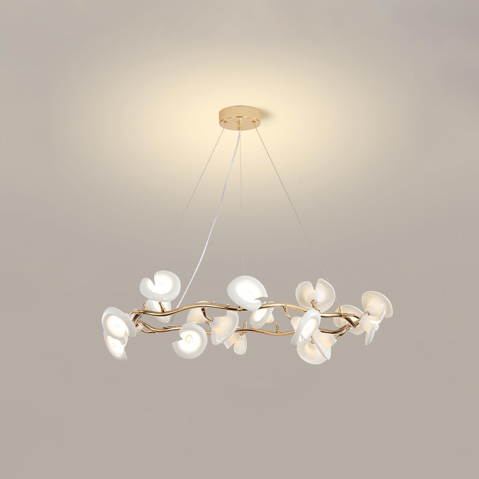 Aurora Chandelier Blossom Branch Elegant - Blowlighting
