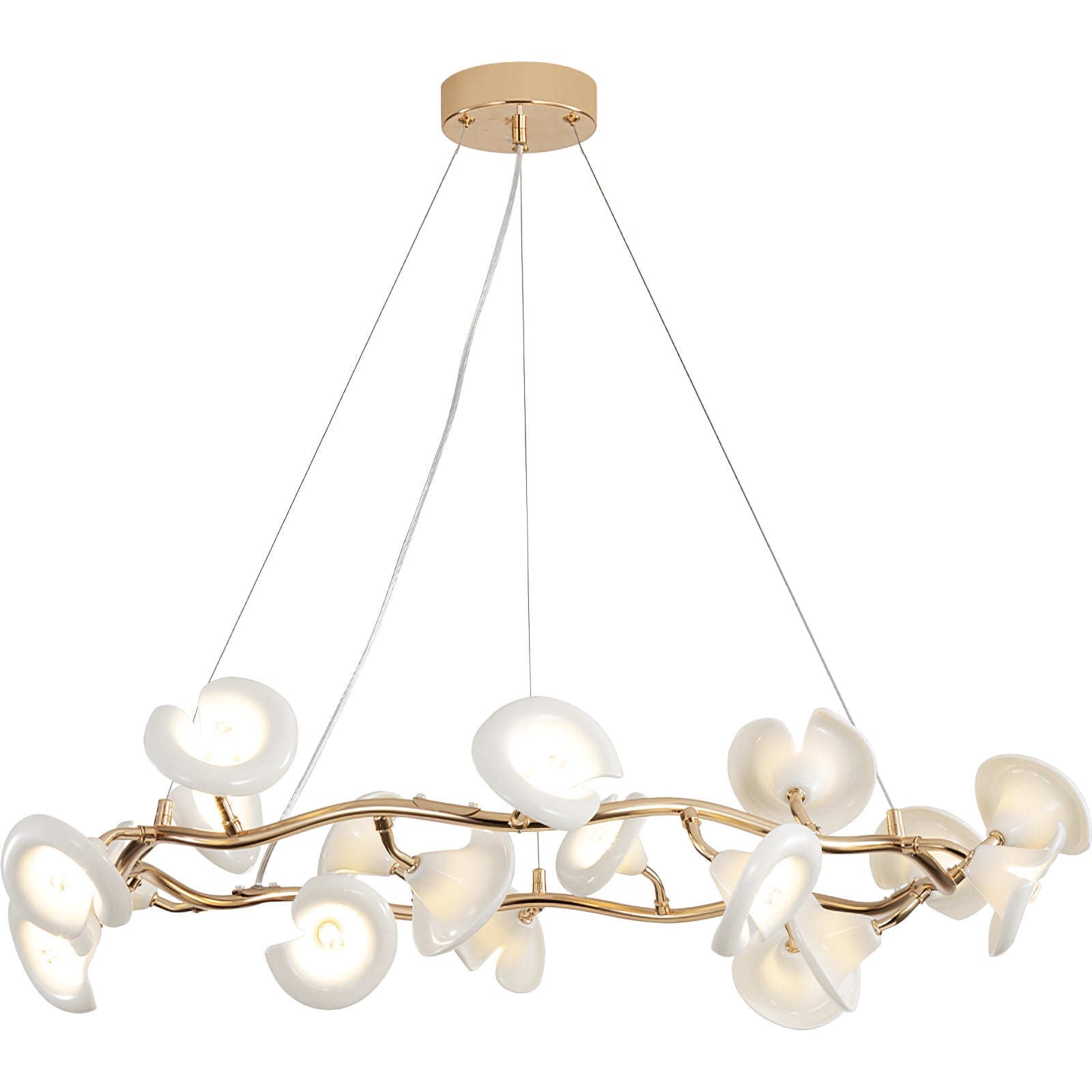Aurora Chandelier Blossom Branch Elegant - Blowlighting