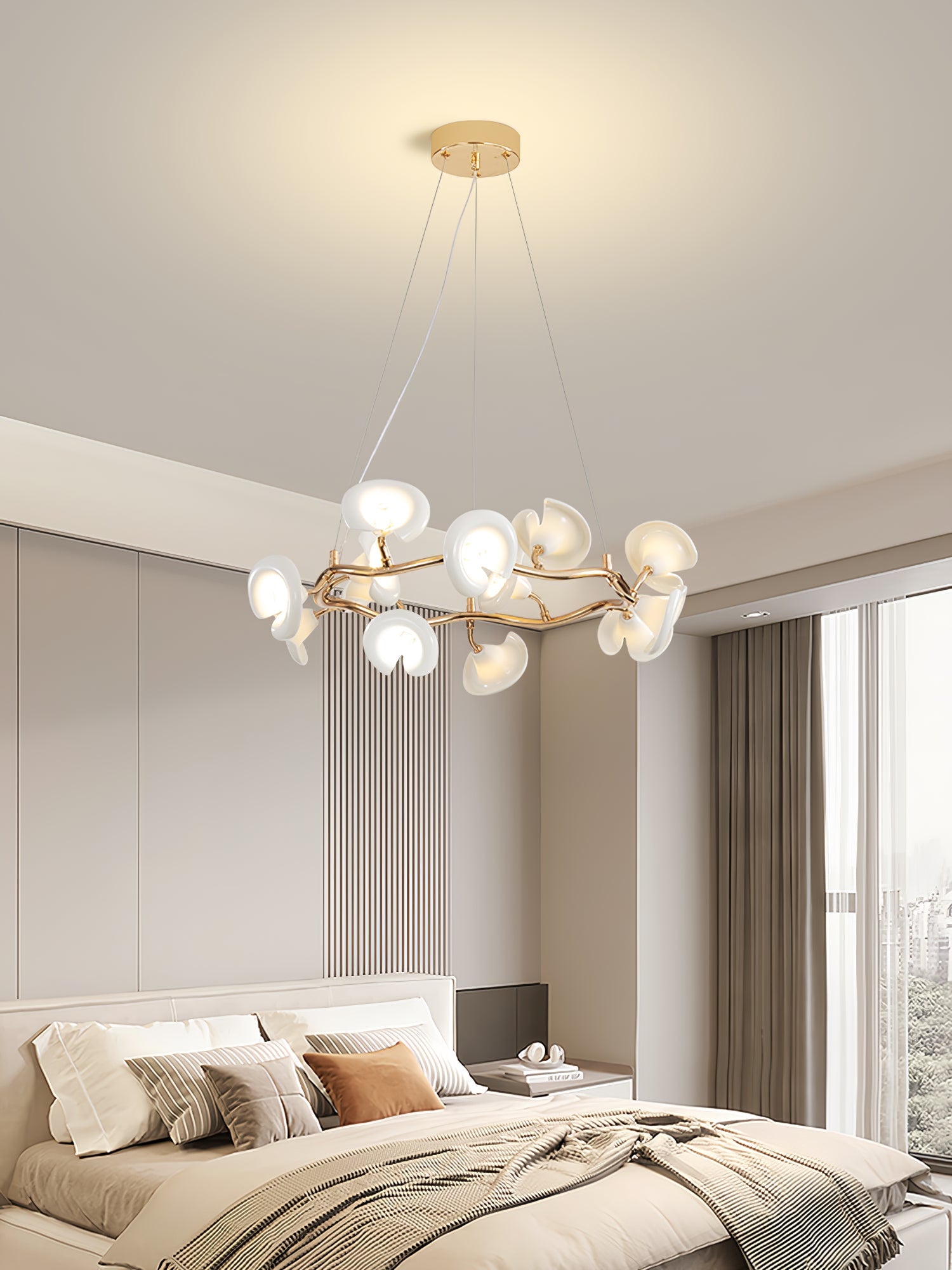 Aurora Chandelier Blossom Branch Elegant - Blowlighting