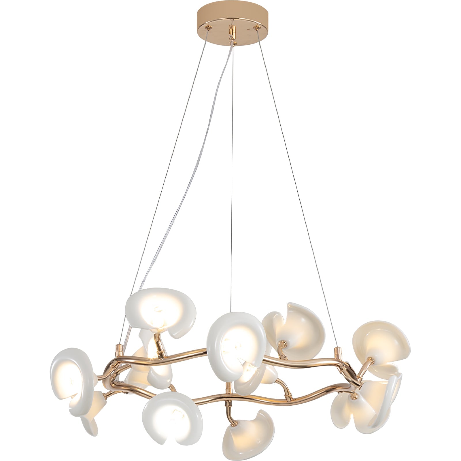 Aurora Chandelier Blossom Branch Elegant - Blowlighting