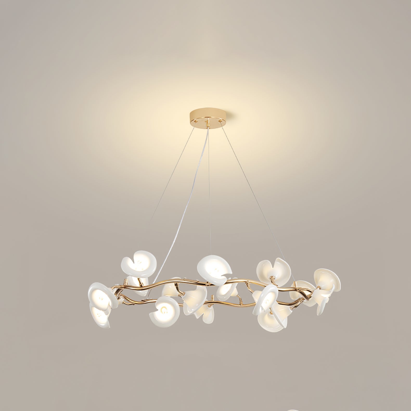 Aurora Chandelier Blossom Branch Elegant - Blowlighting