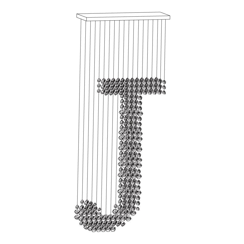 Levi Modern Stone Chandeliers - Blowlighting