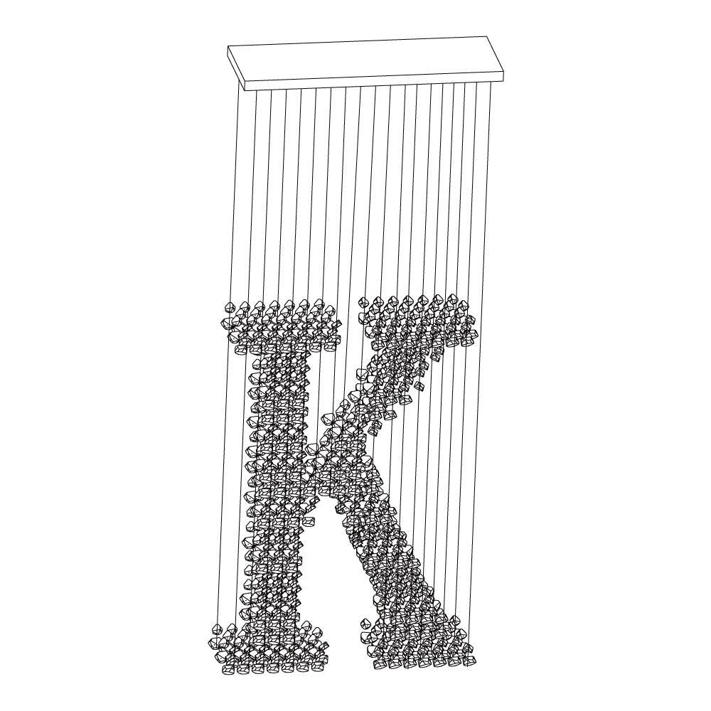 Aria Modern Stone Chandeliers - Blowlighting