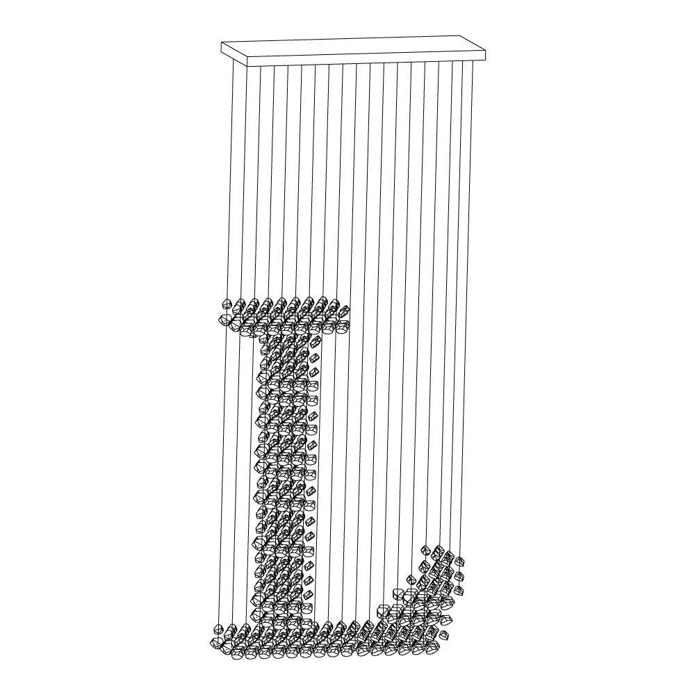 Bella Modern Stone Chandeliers - Blowlighting