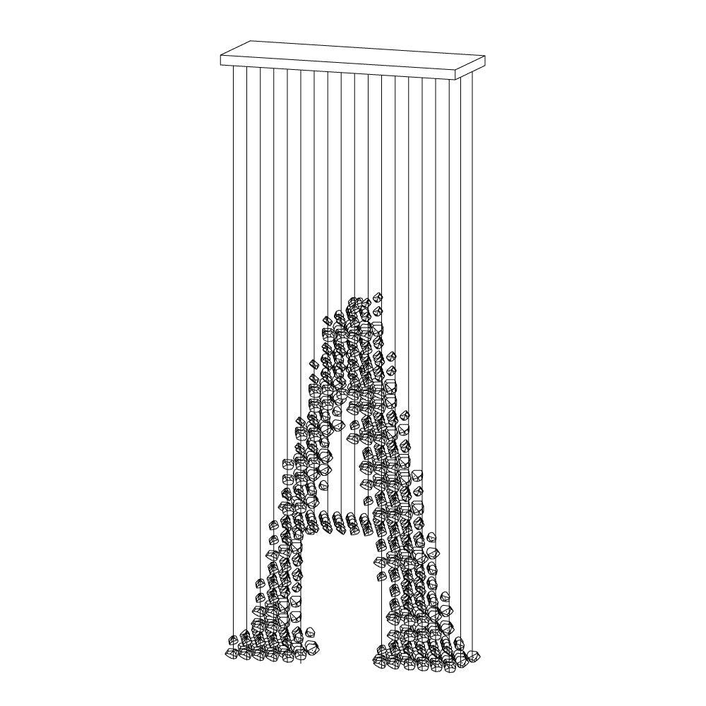 Aura Minimalist Stone Chandeliers - Blowlighting