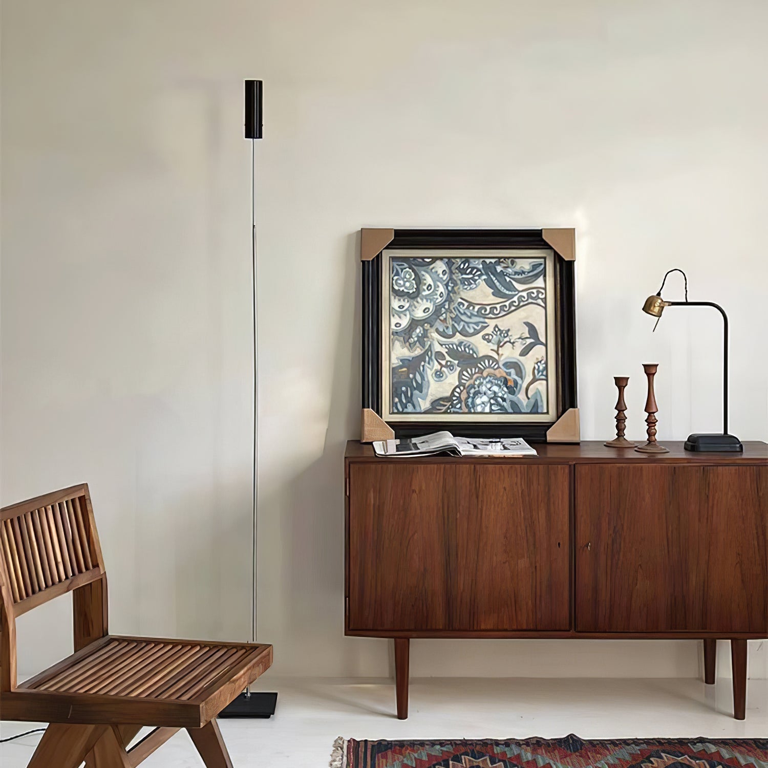 Telum Minimalist Black Floor Lamp - Blowlighting