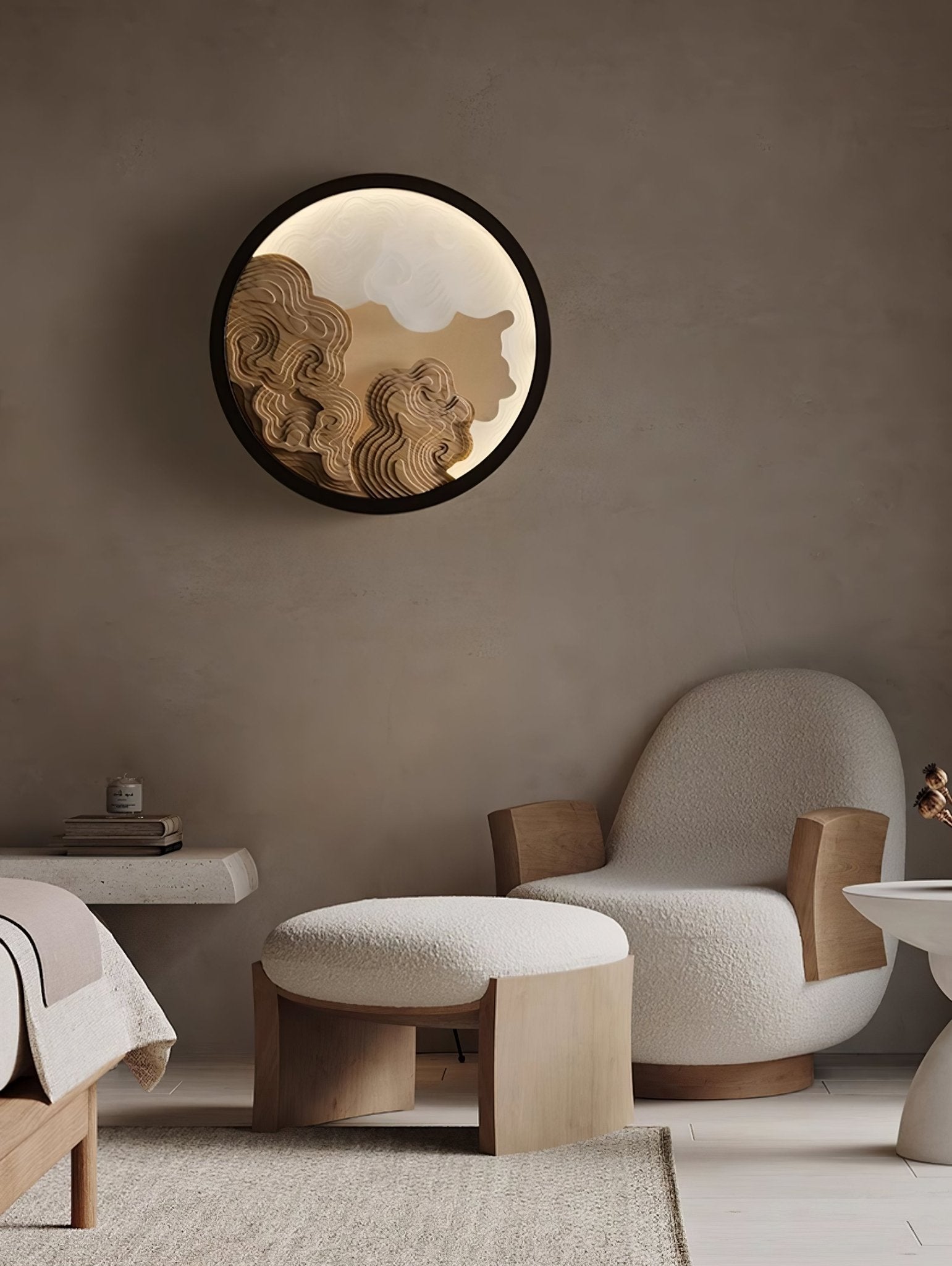 Grayson Modern Wood Wall Lamp - Blowlighting