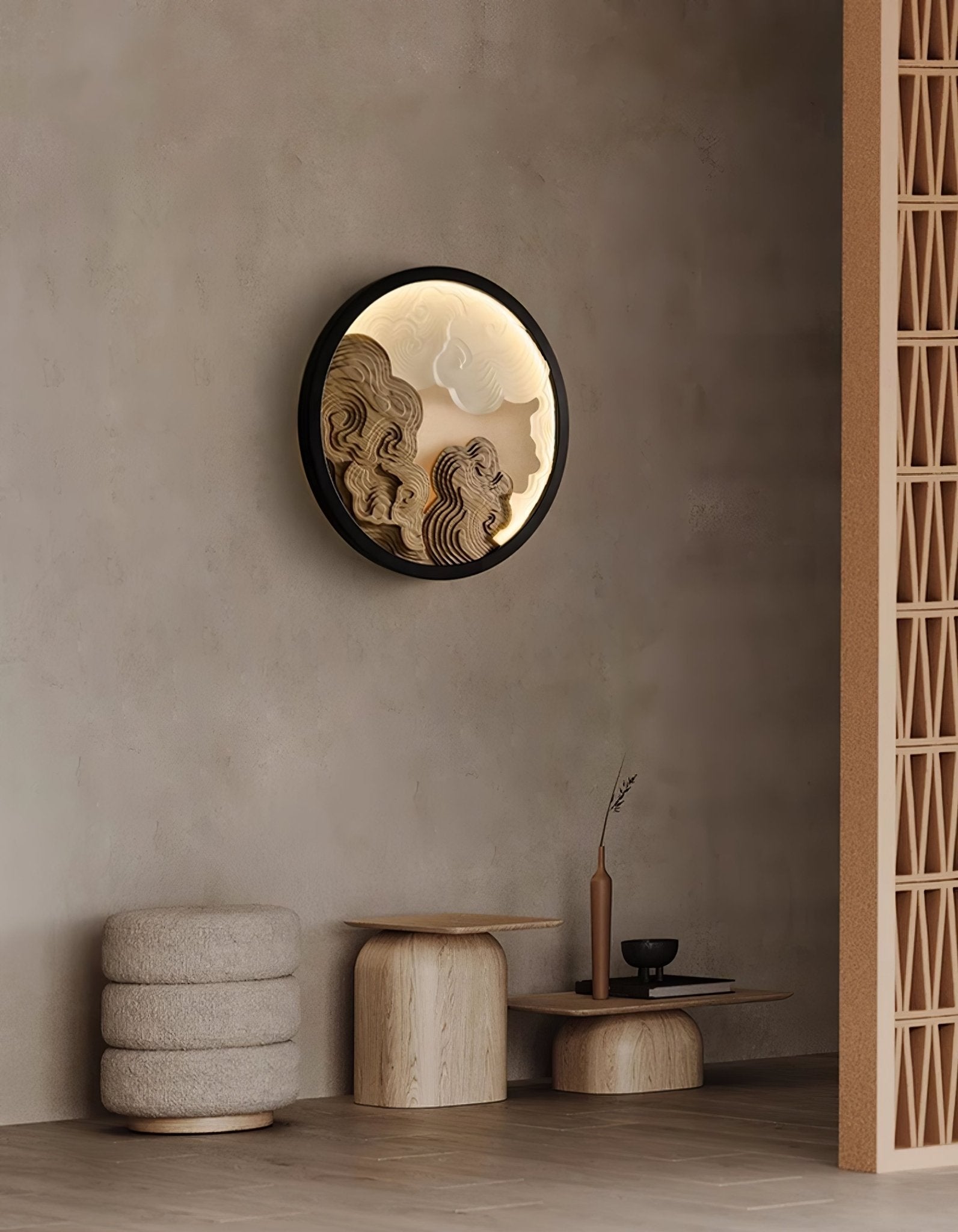 Grayson Modern Wood Wall Lamp - Blowlighting