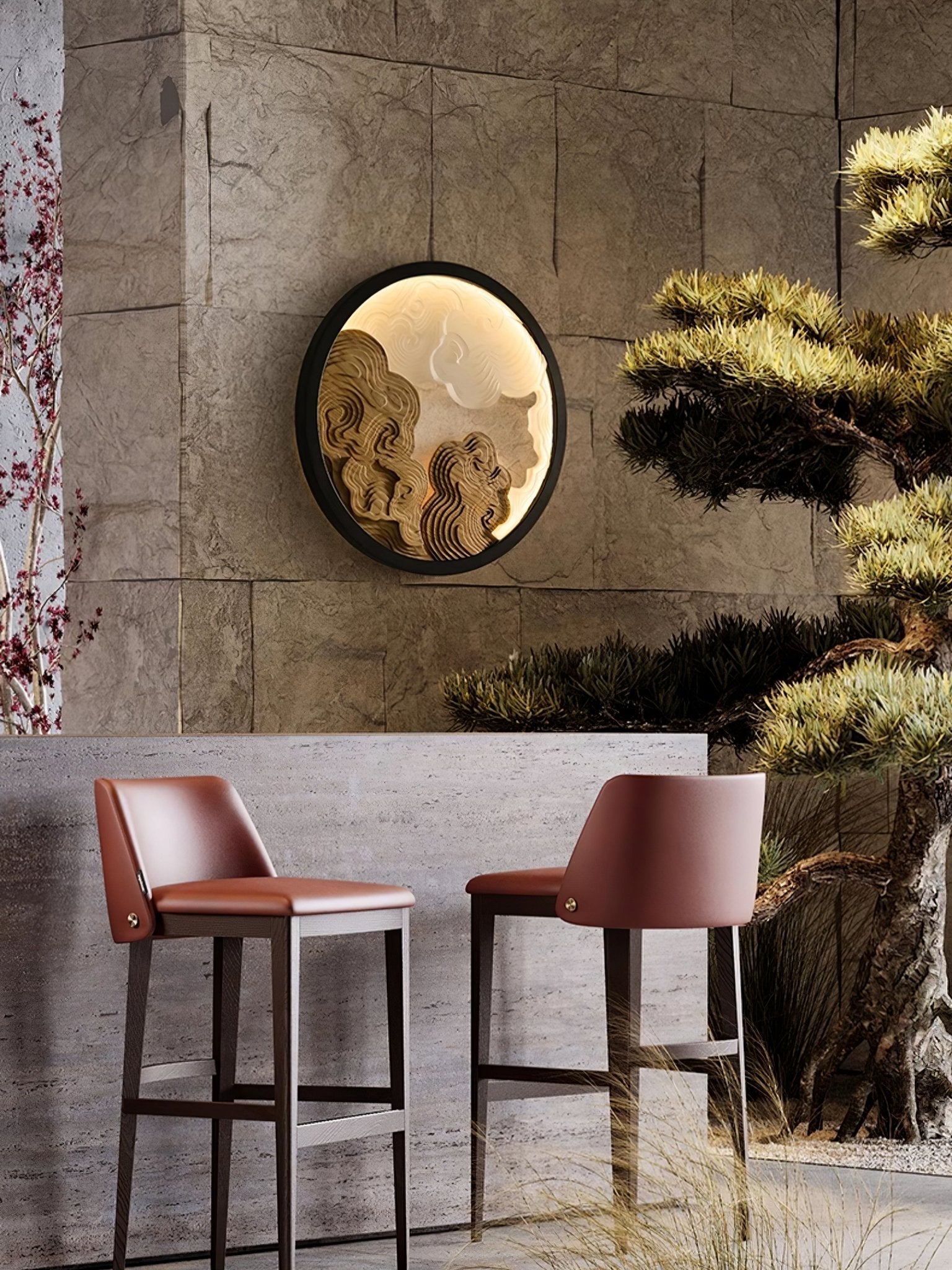 Grayson Modern Wood Wall Lamp - Blowlighting